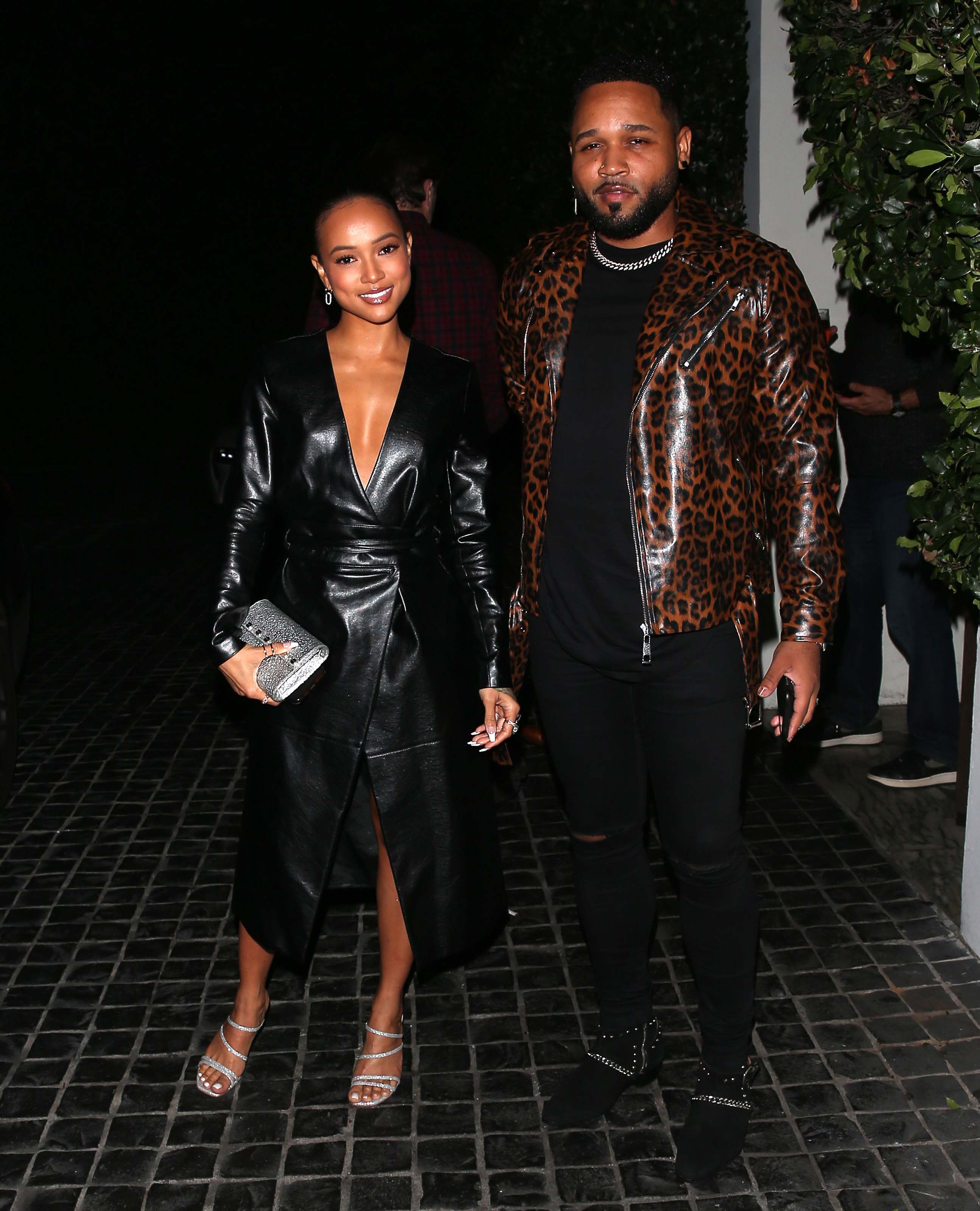 Karrueche Tran leaves dinner at ‘Cecconi’s’ Restaurant