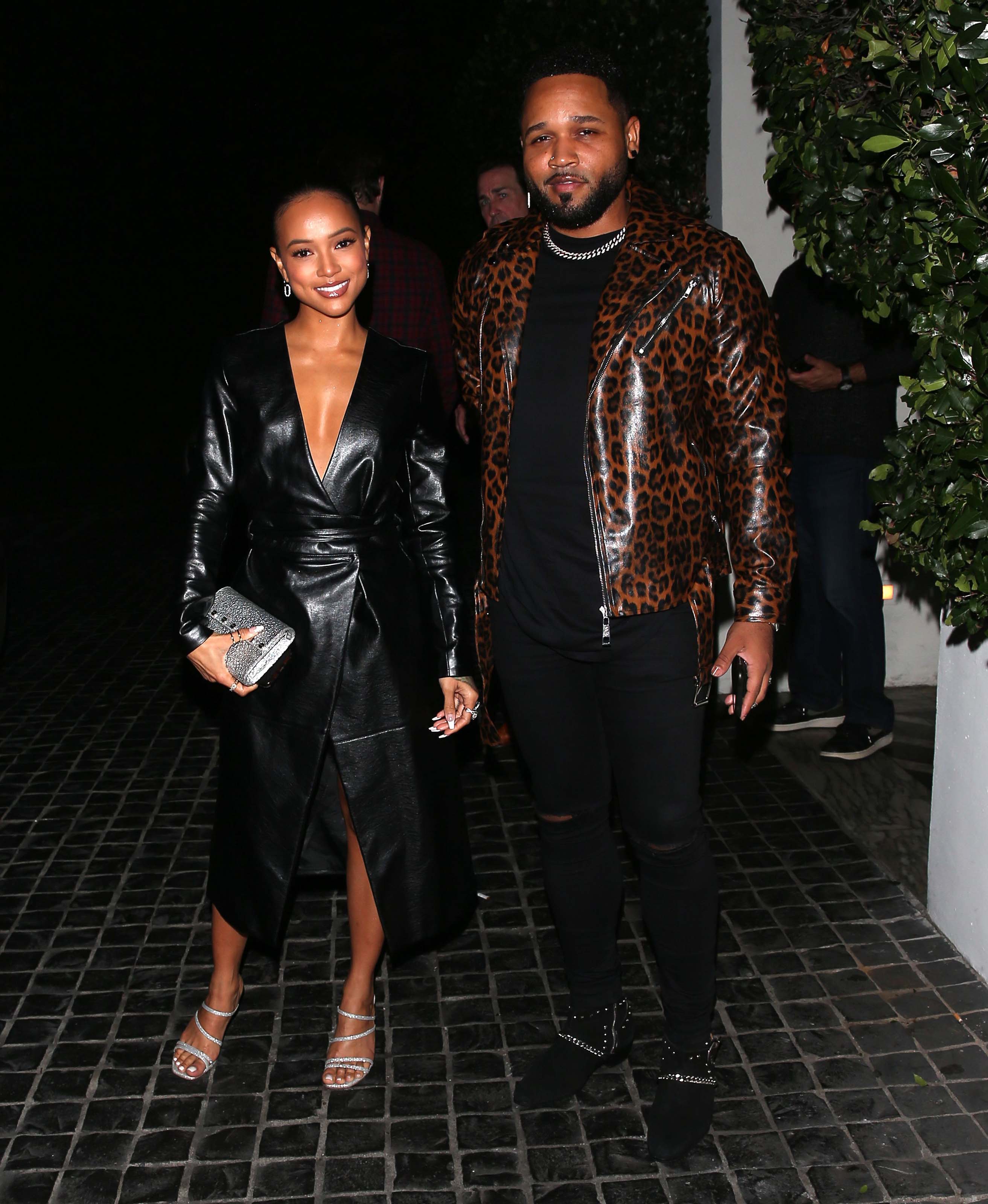 Karrueche Tran leaves dinner at ‘Cecconi’s’ Restaurant