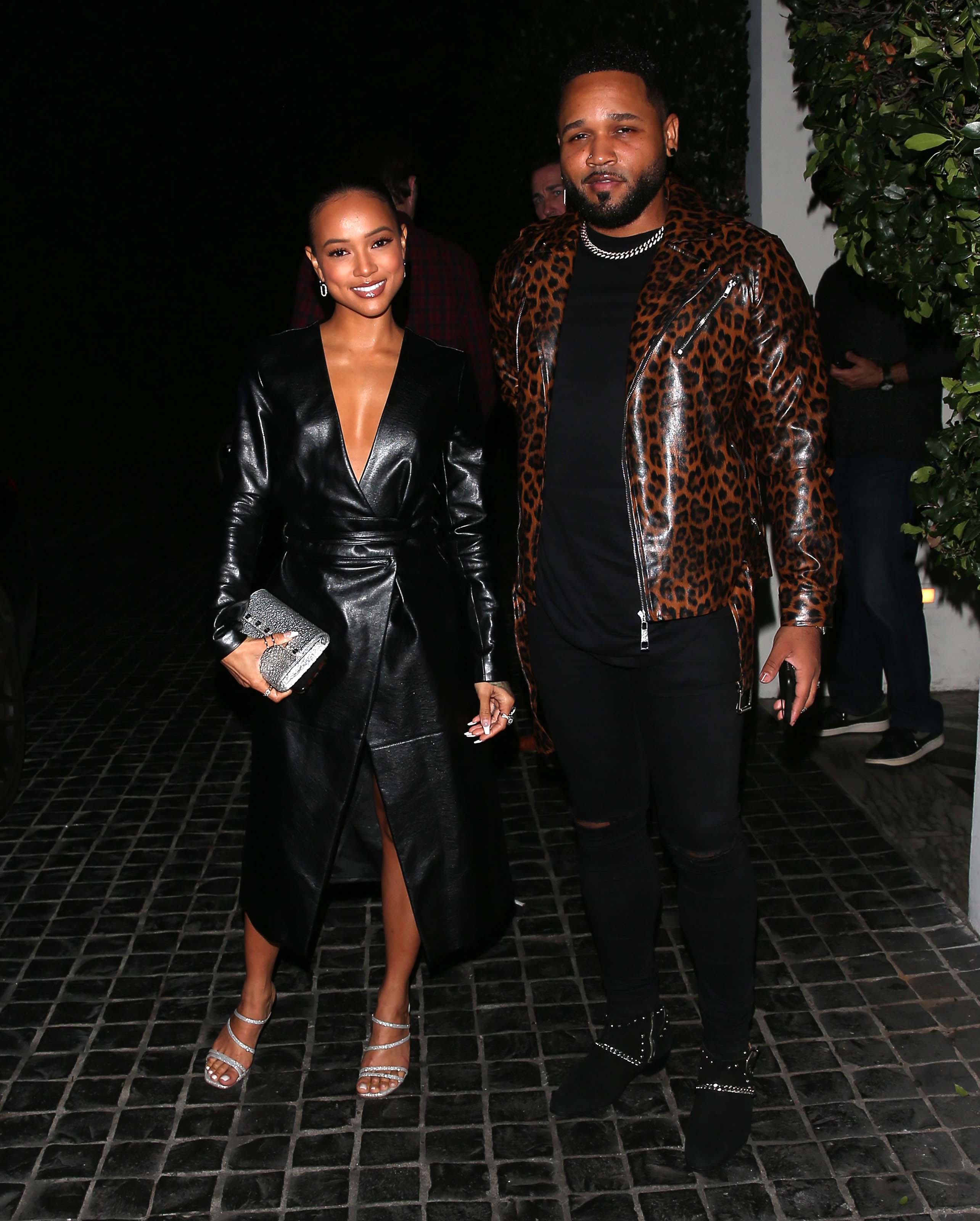 Karrueche Tran leaves dinner at ‘Cecconi’s’ Restaurant