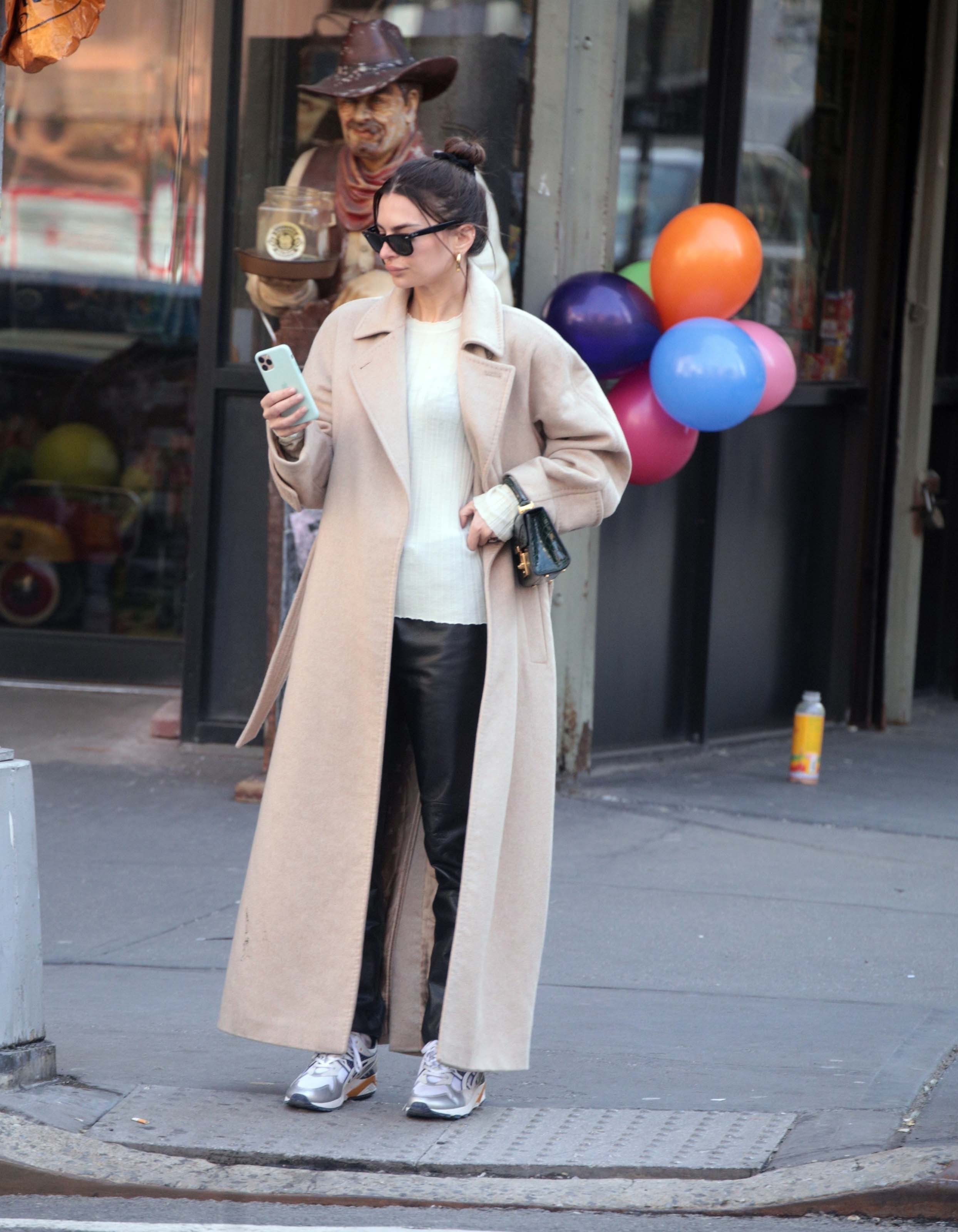 Emily Ratajkowski out in New York