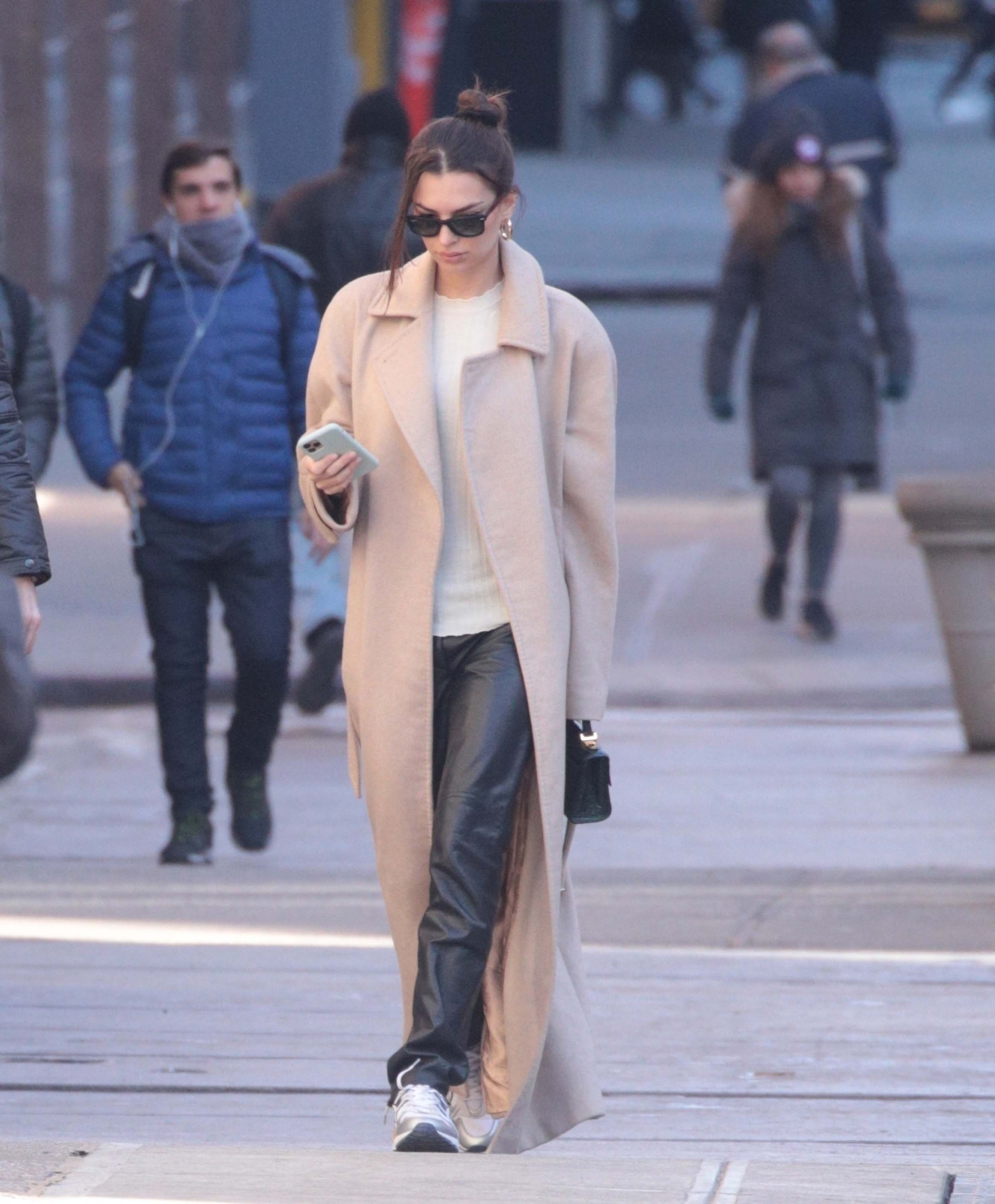 Emily Ratajkowski out in New York