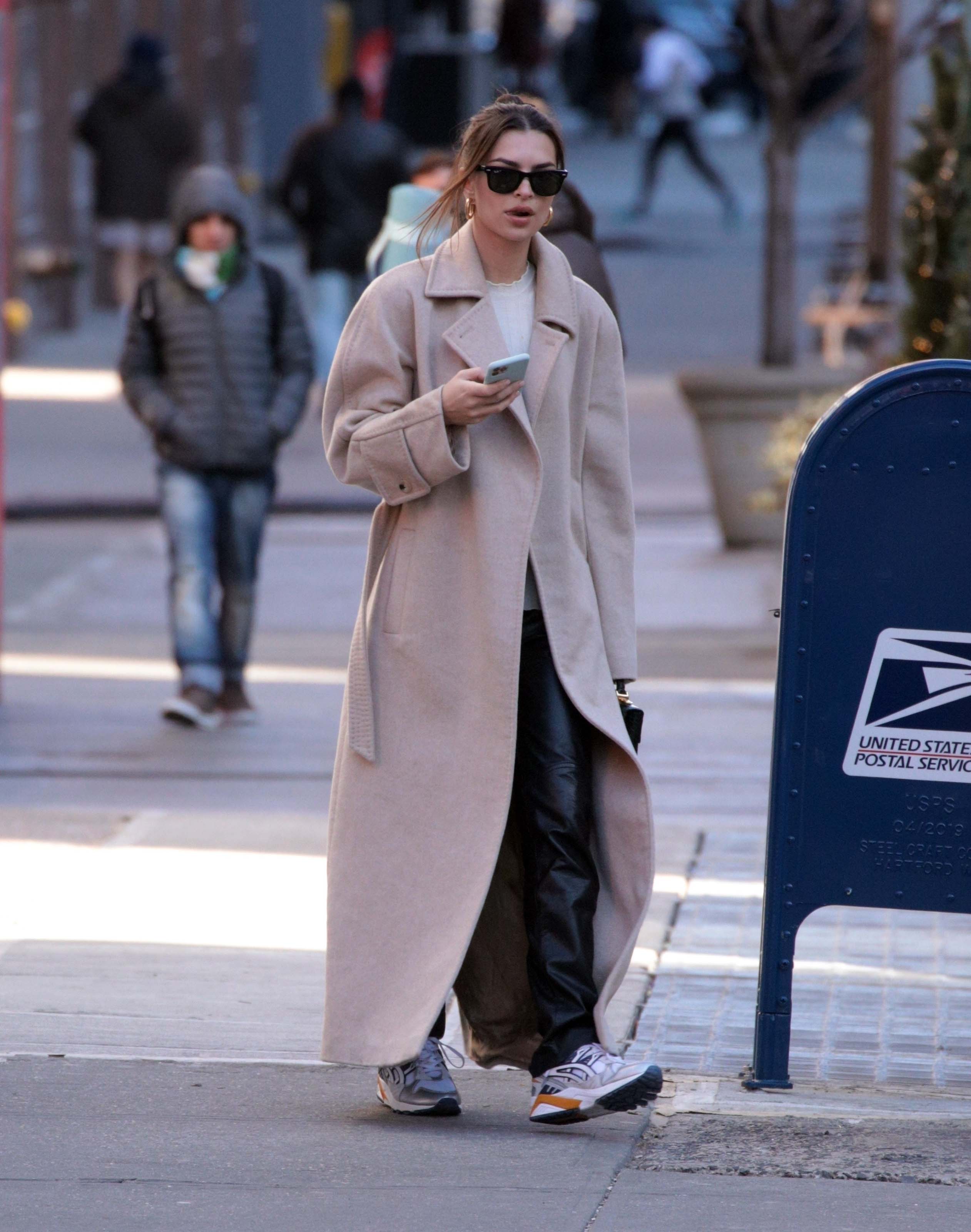 Emily Ratajkowski out in New York