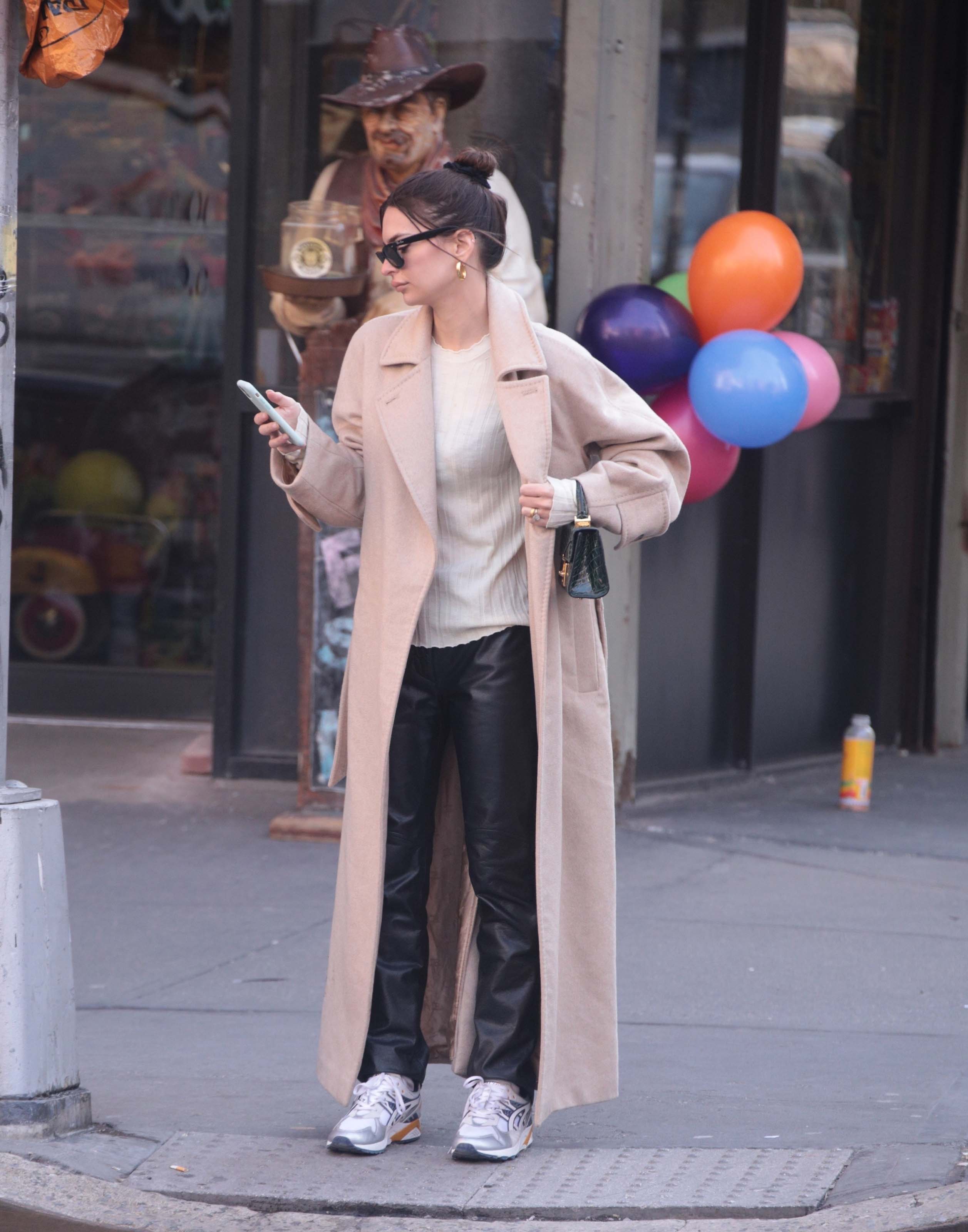 Emily Ratajkowski out in New York