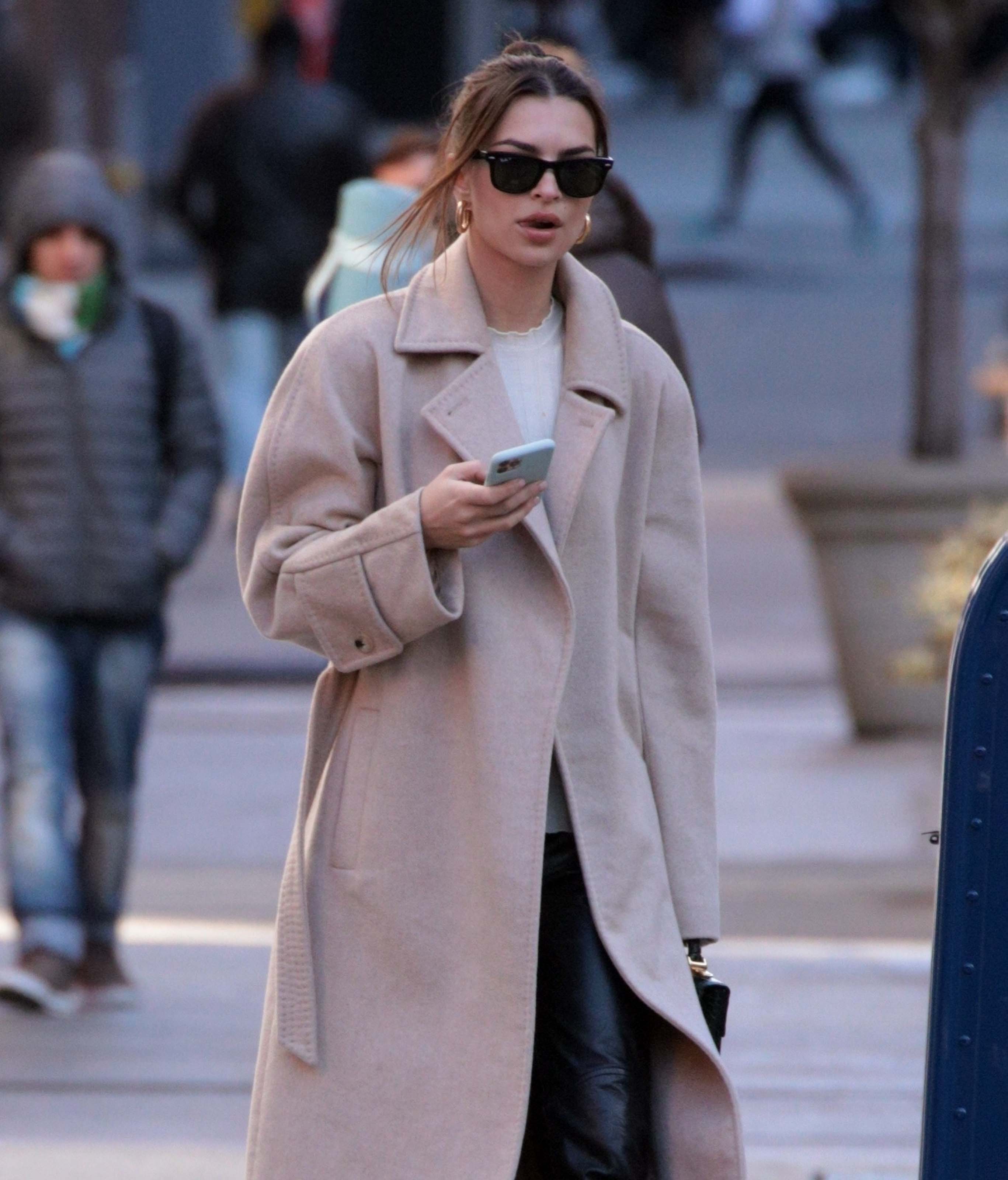 Emily Ratajkowski out in New York
