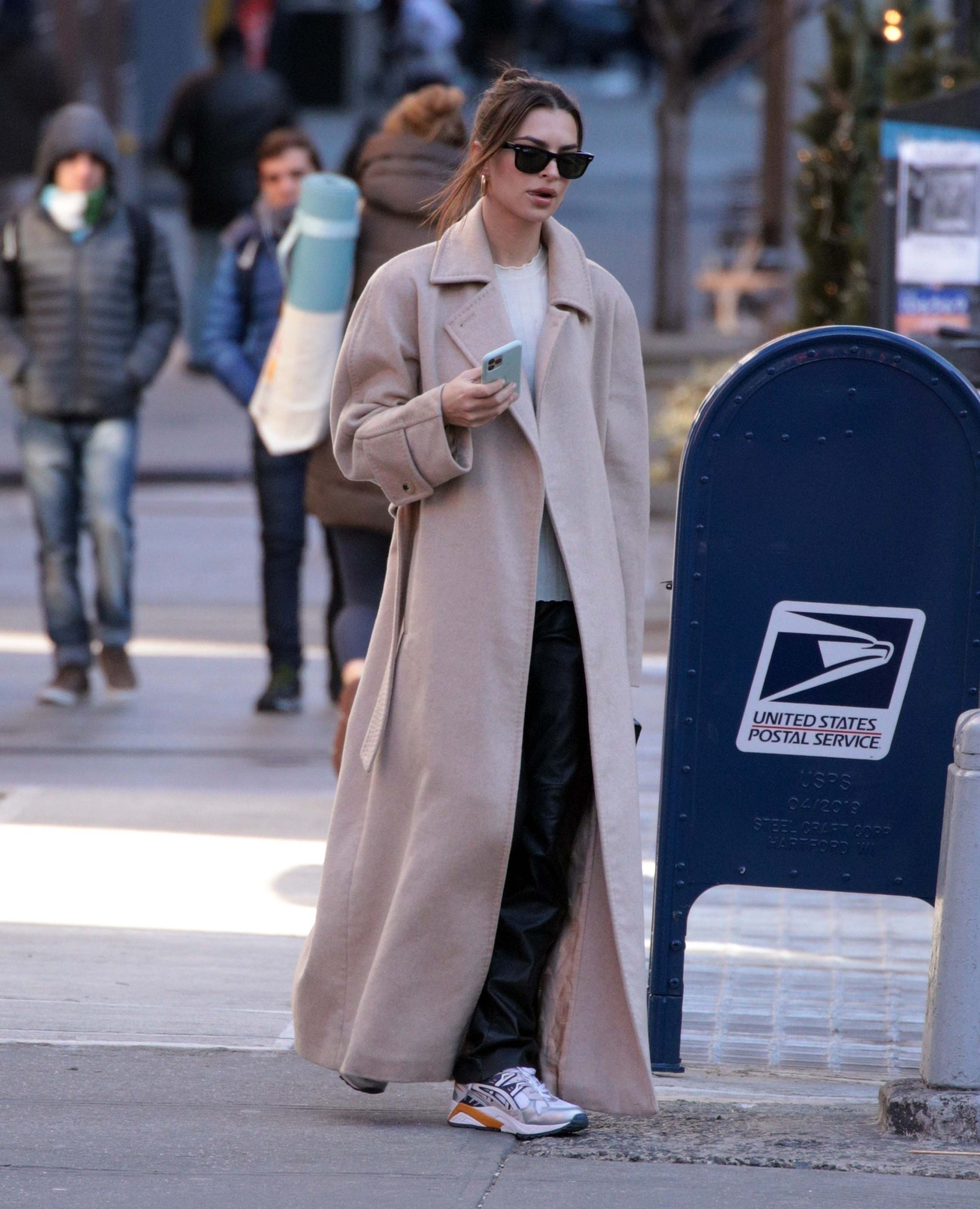 Emily Ratajkowski out in New York