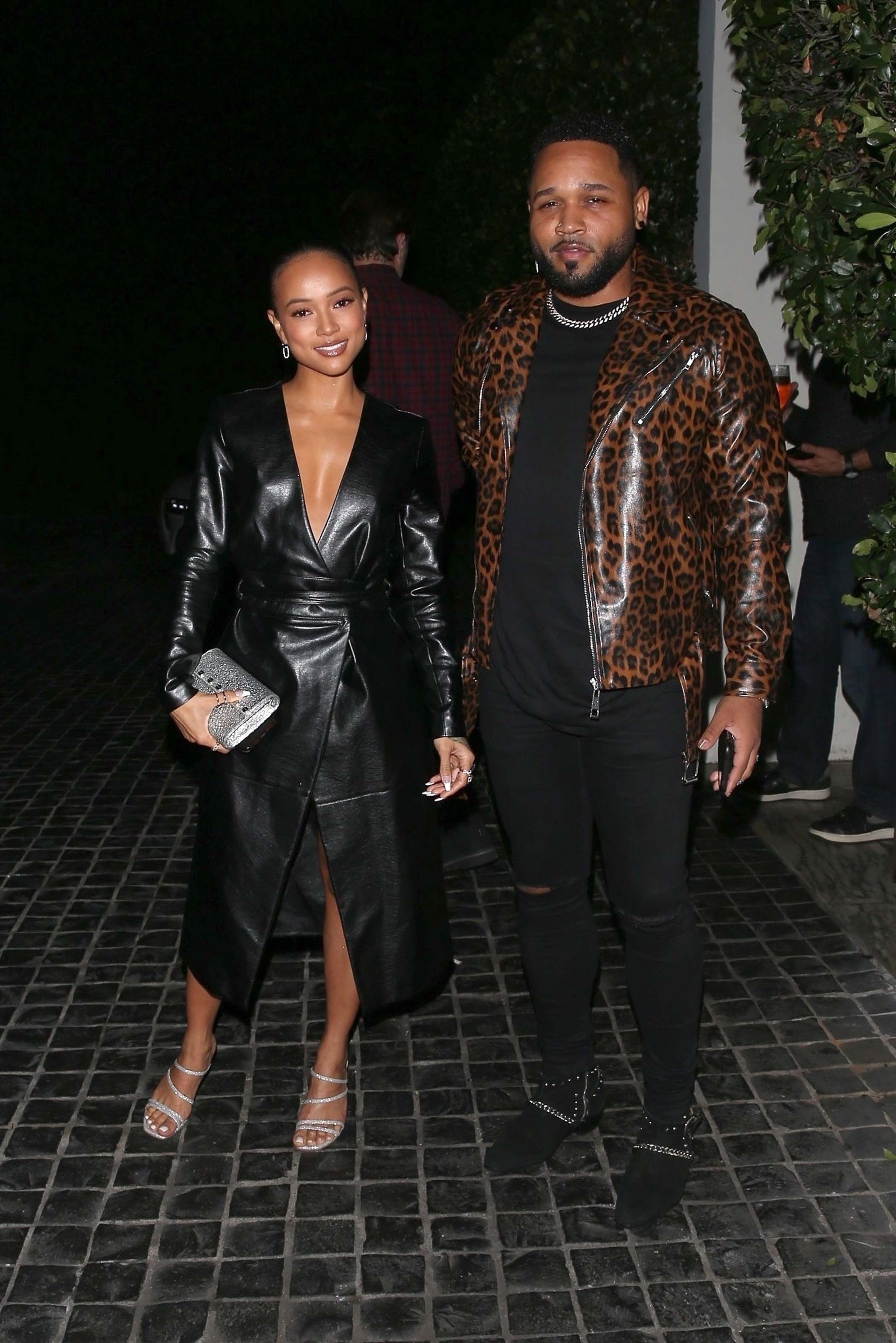 Karrueche Tran dinner at Cecconi’s Restaurant