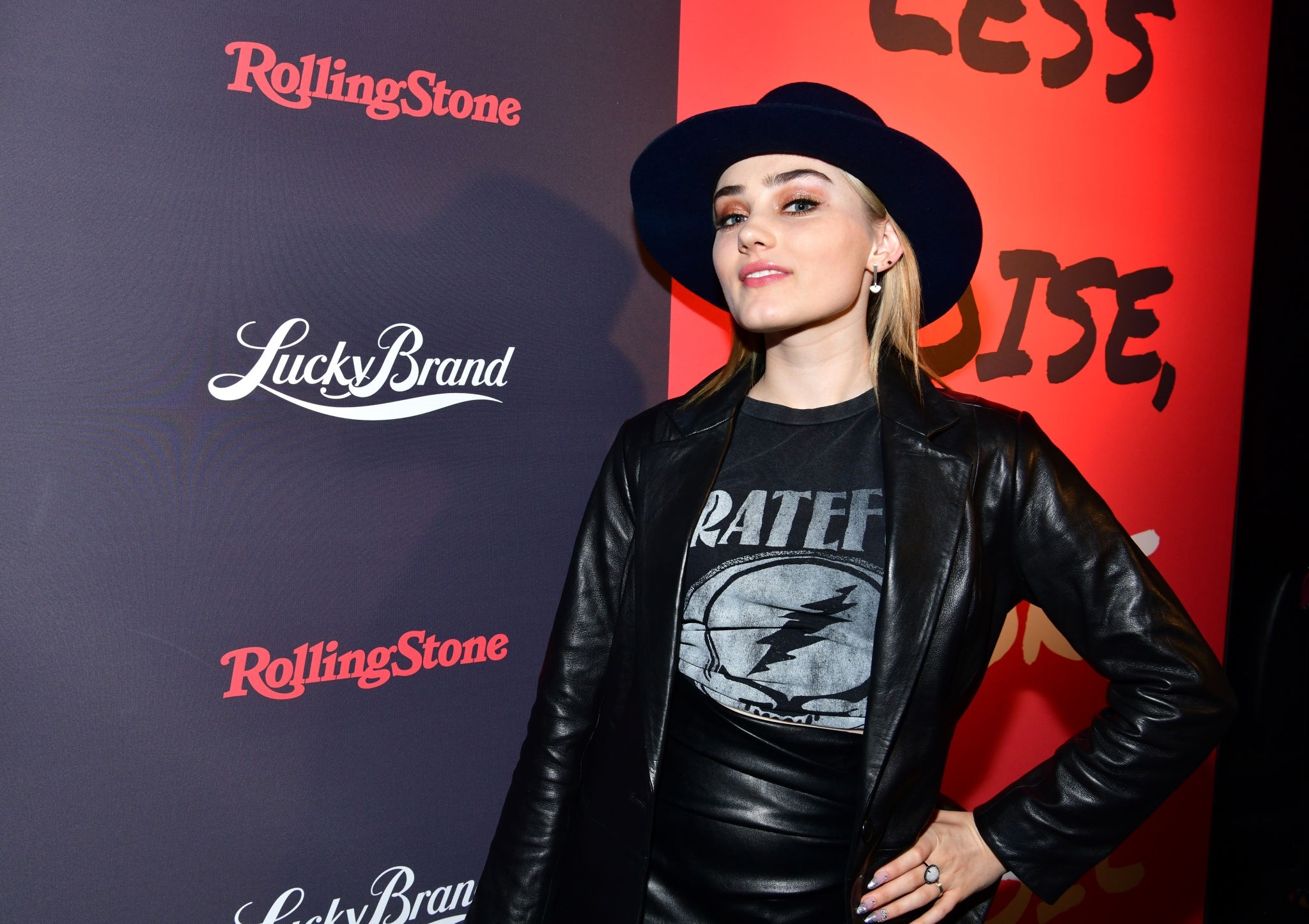Meg Donnelly attends Less Noise, More Music! Lucky Brand