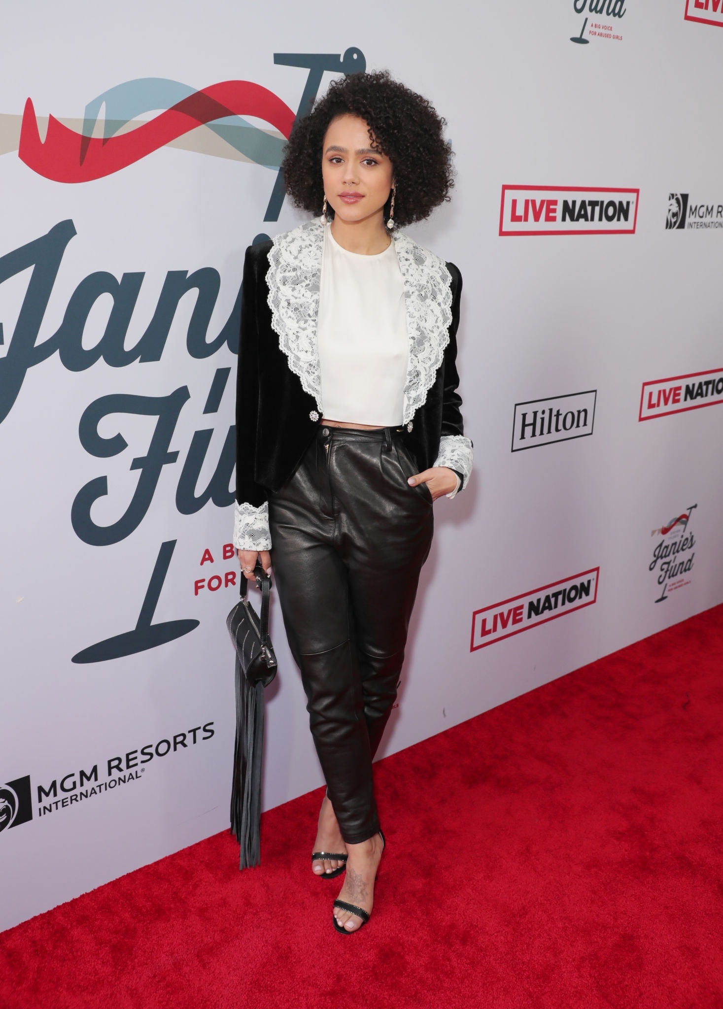 Nathalie Emmanuel at the 3rd Annual Steven Tyler GRAMMY Viewing Party