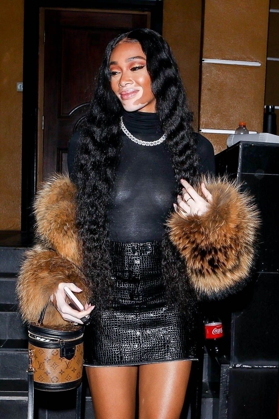 Winnie Harlow attends Grammy After-party