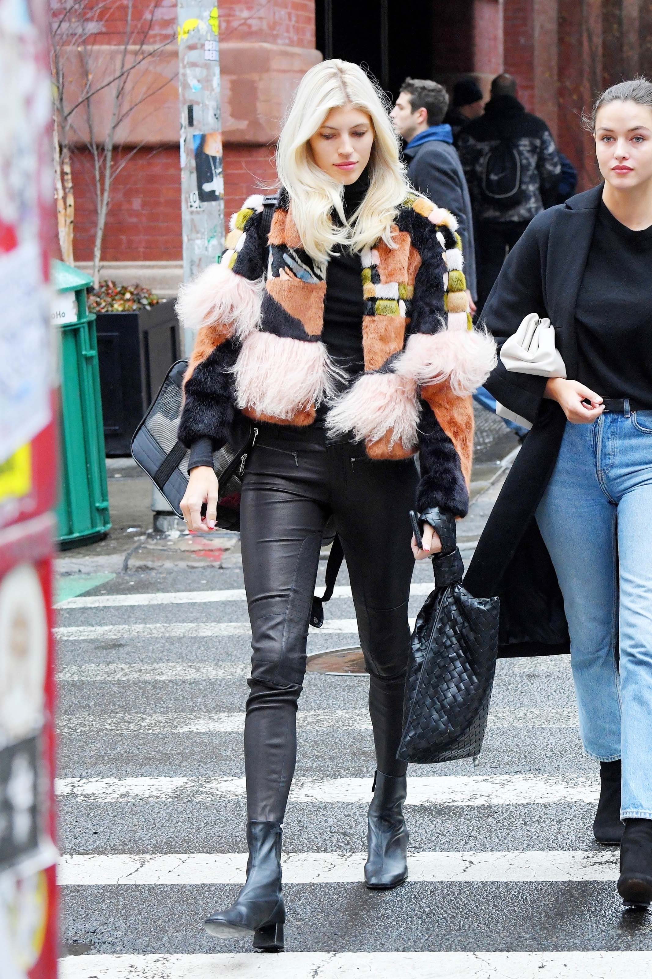 Devon Windsor is all style while out in SoHo