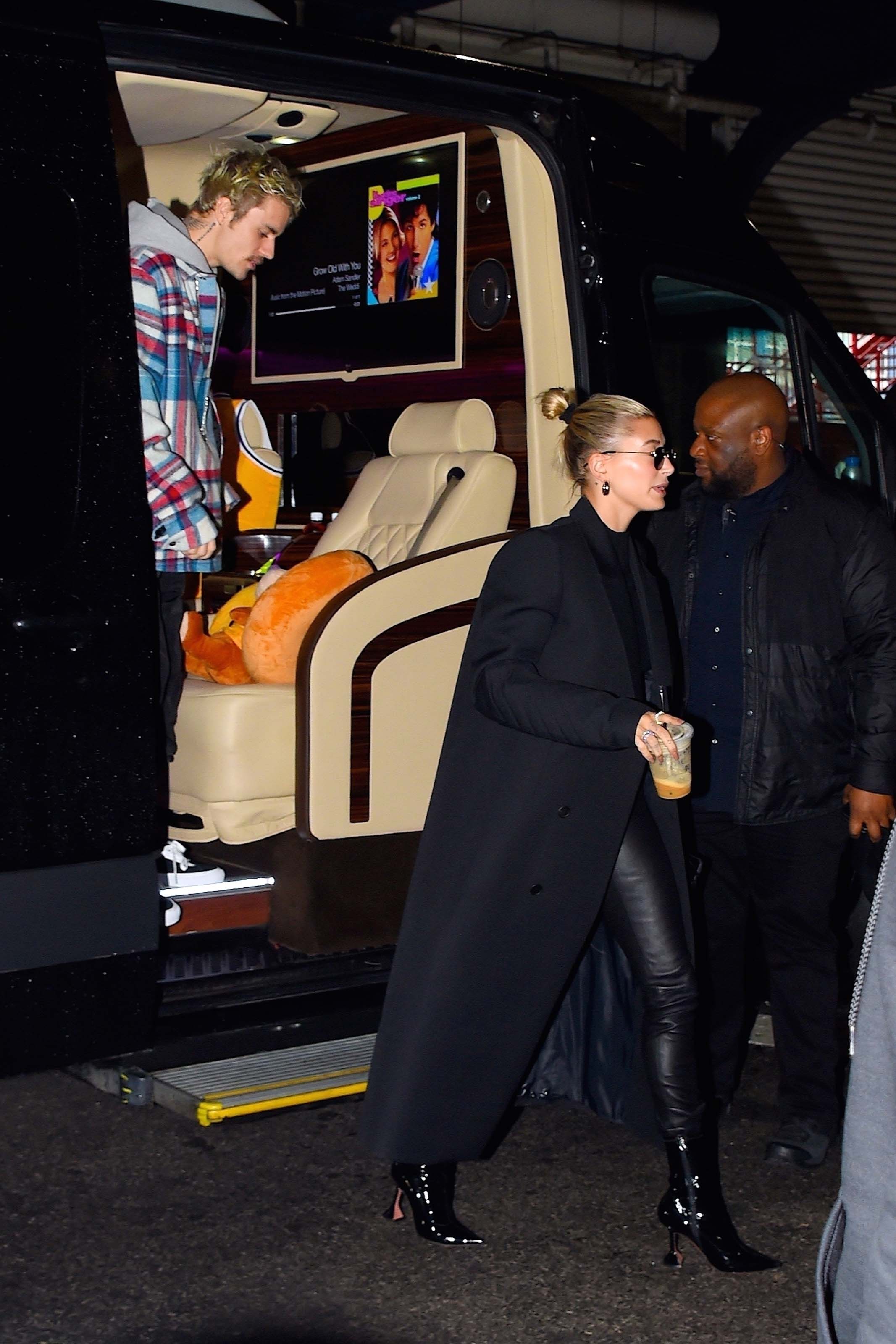 Hailey Bieber & Justin Bieber are seen running errands