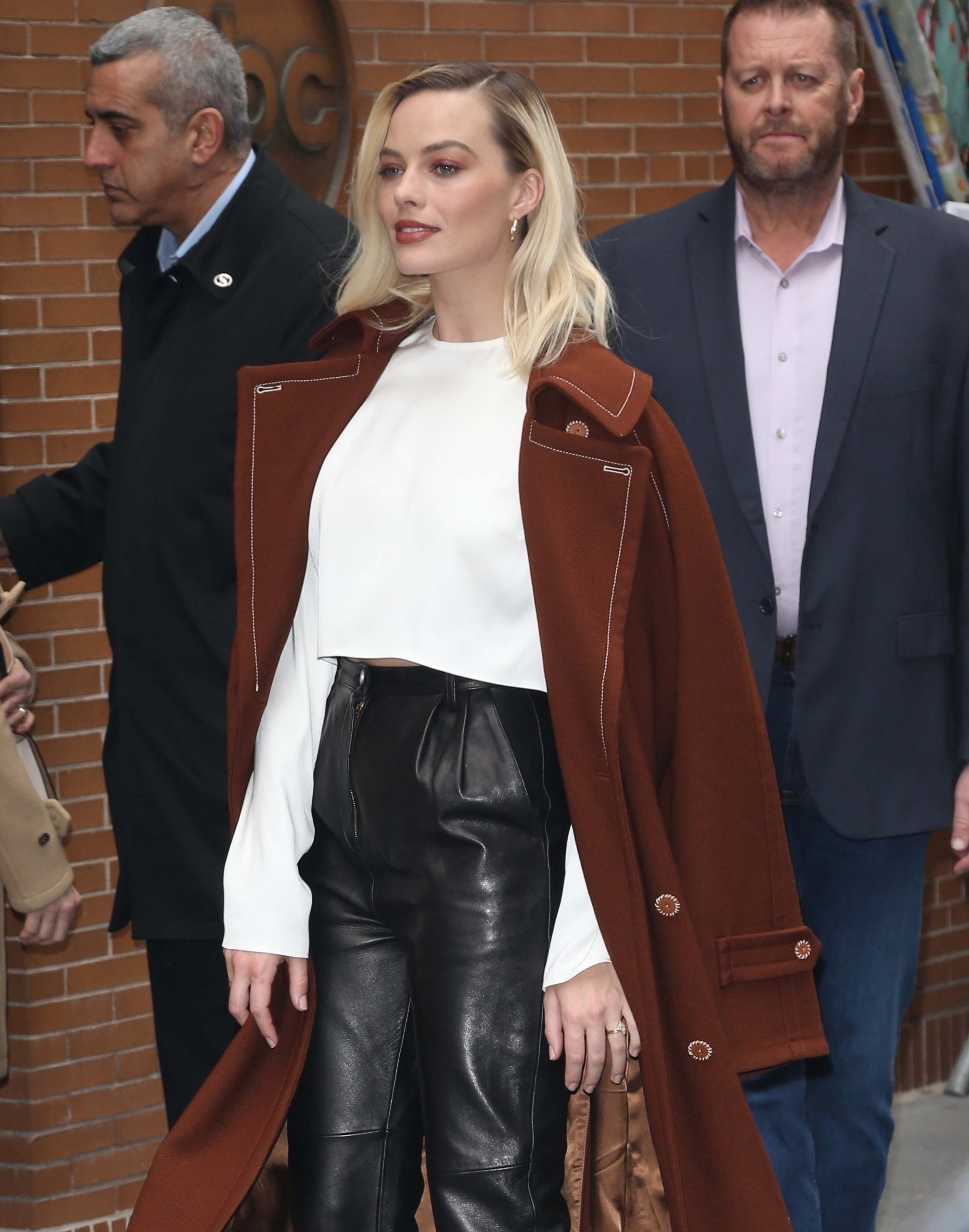 Margot Robbie doing promo in NYC