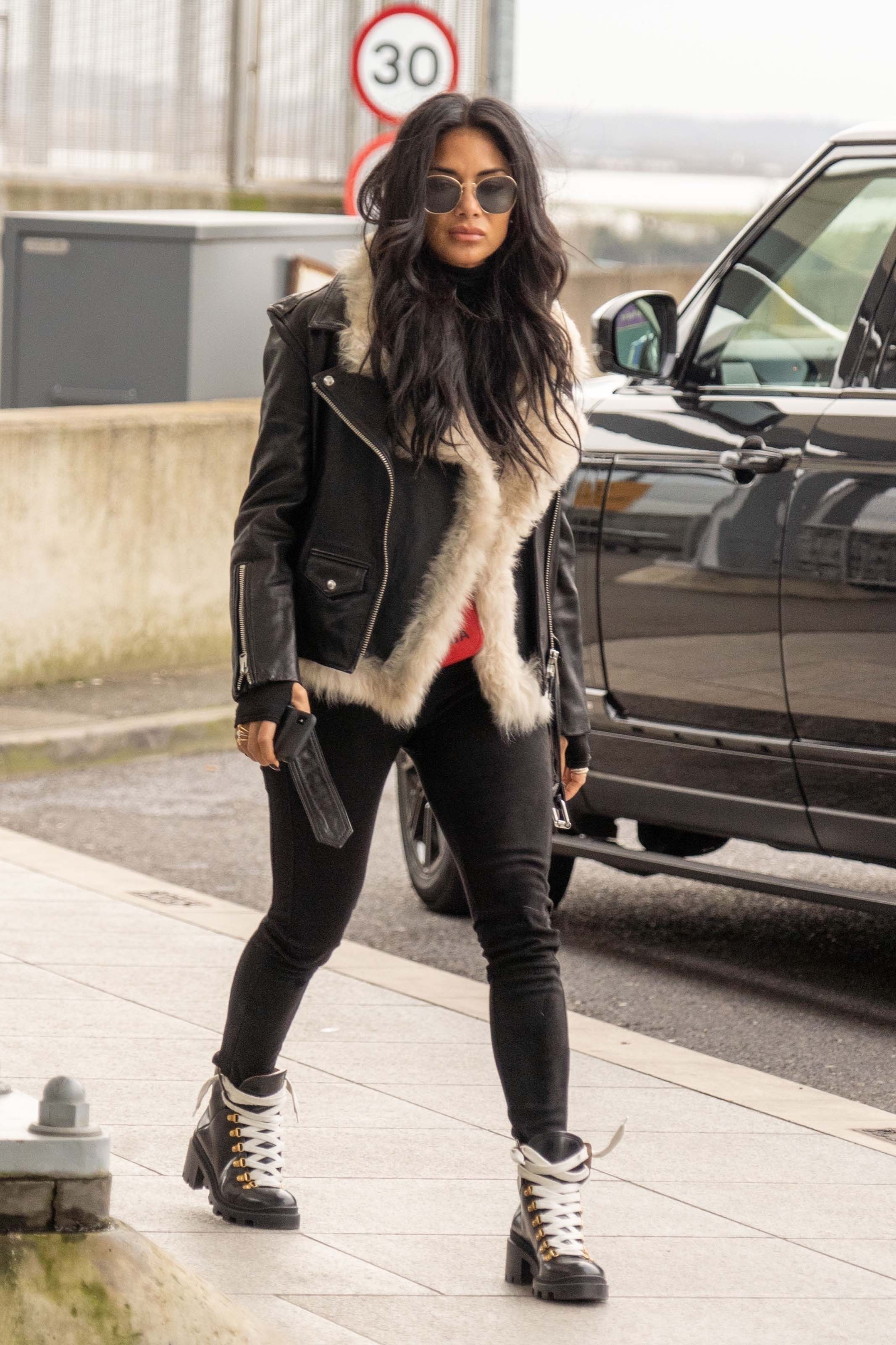 Nicole Scherzinger at Heathrow Airport