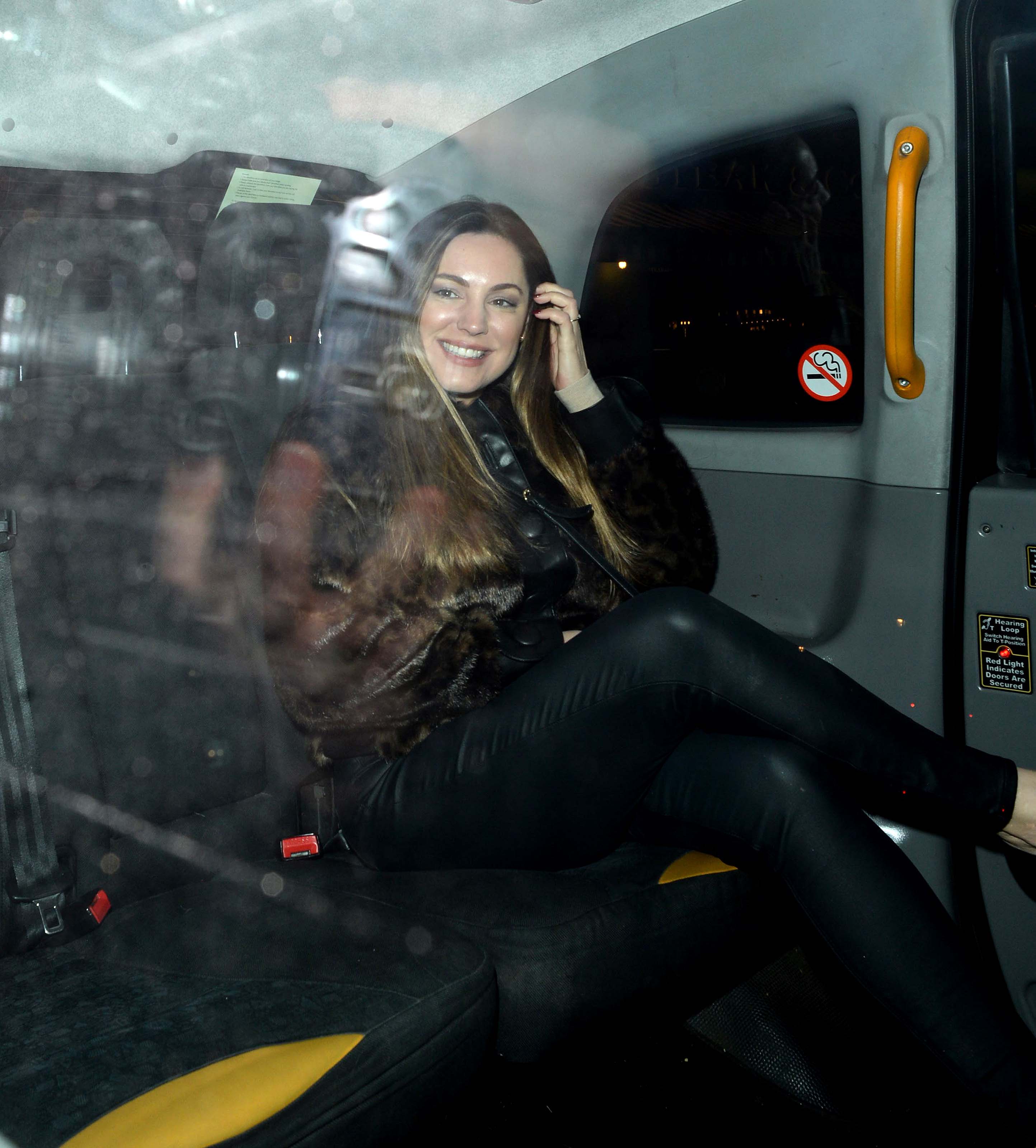 Kelly Brook Seen Leaving Global Radio