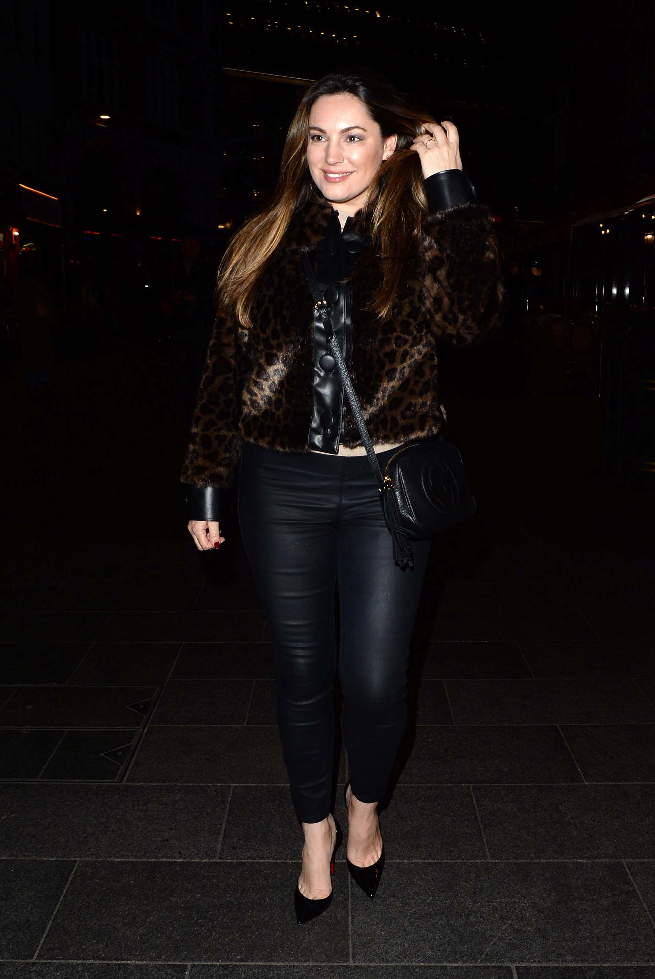 Kelly Brook Seen Leaving Global Radio