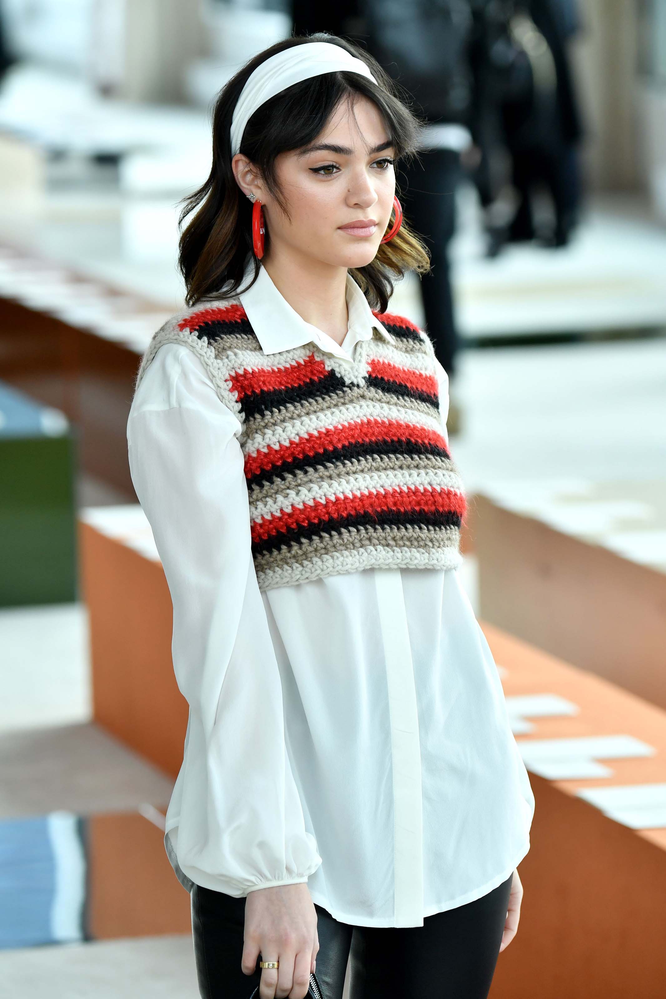 Luna Blaise attends Longchamp show