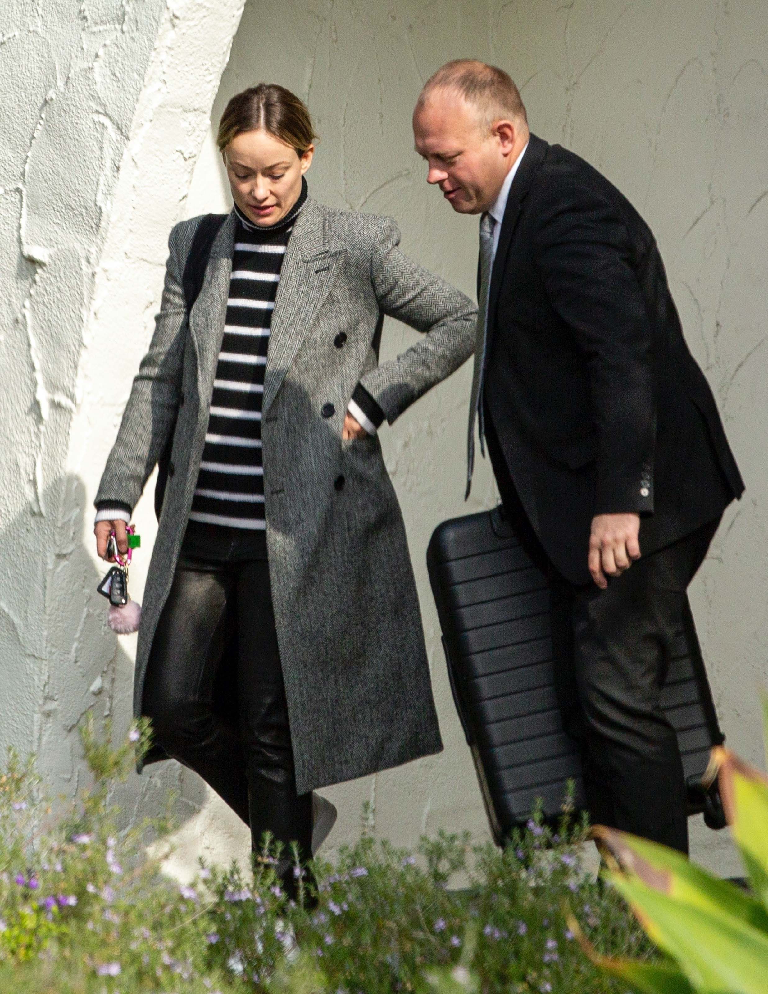 Olivia Wilde heads to the airport in LA