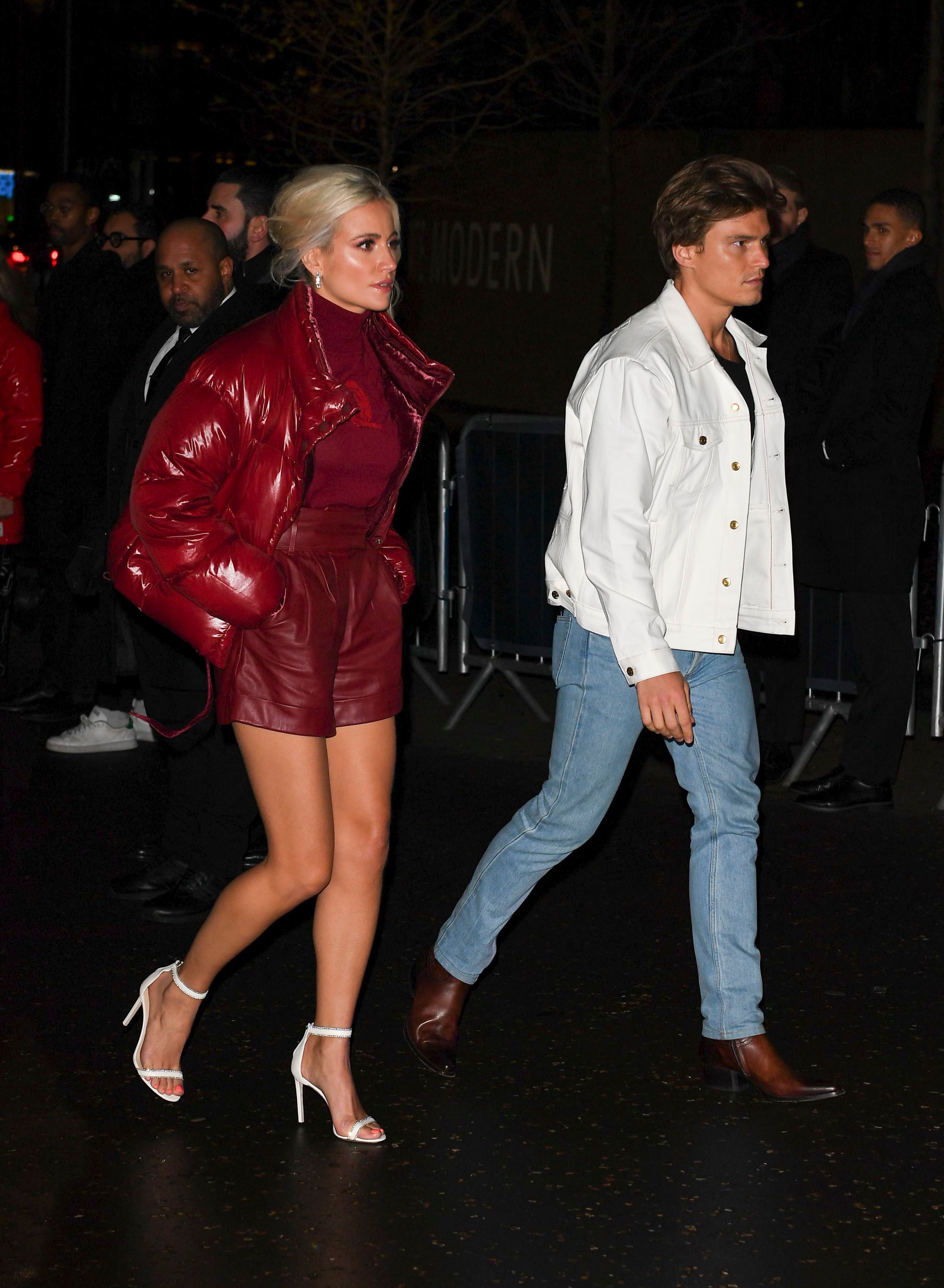 Pixie Lott attends Tommy Hilfiger show