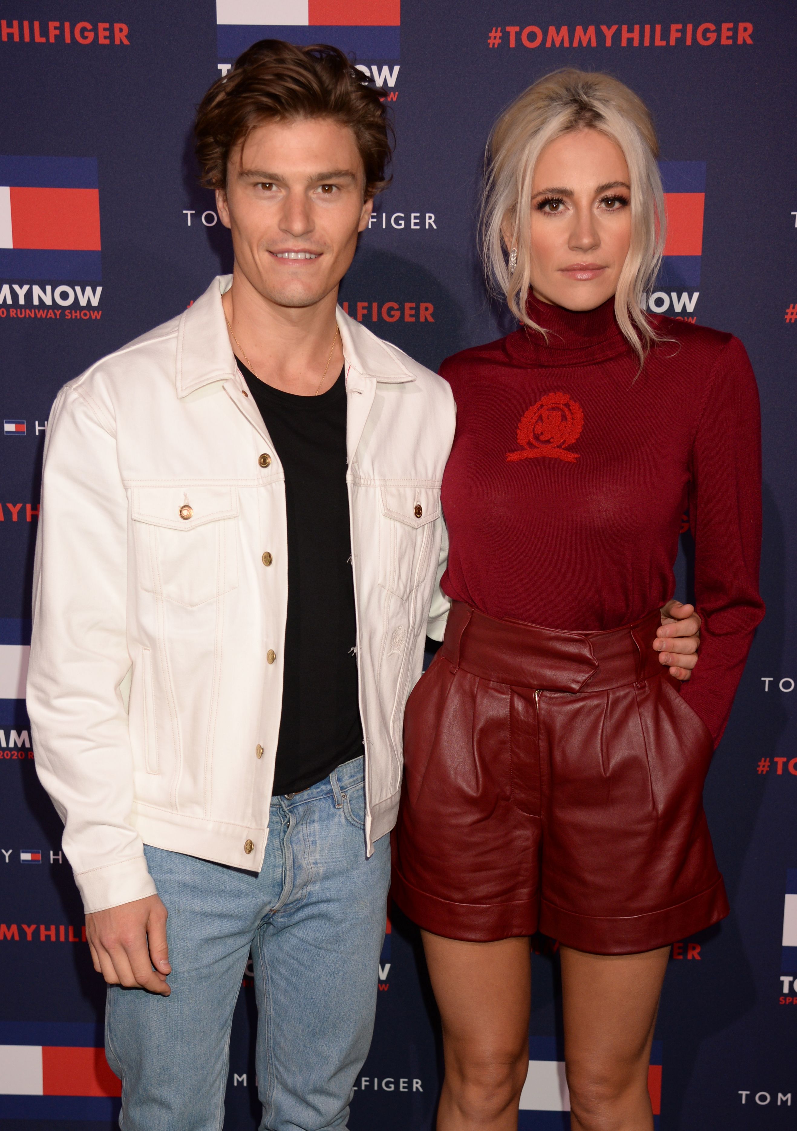 Pixie Lott attends Tommy Hilfiger show