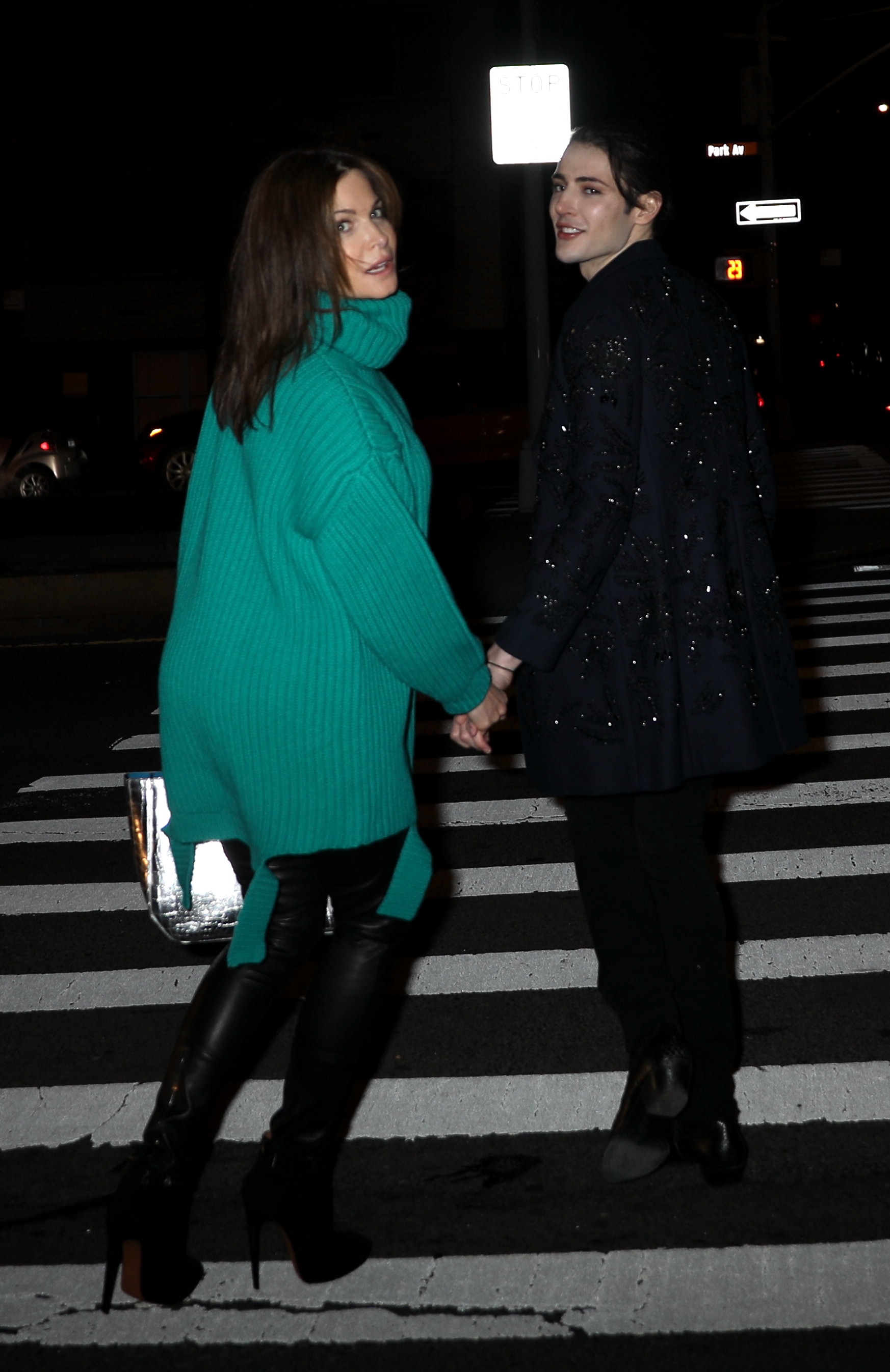 Stephanie Seymour leaving the Marc Jacobs Fashion Show