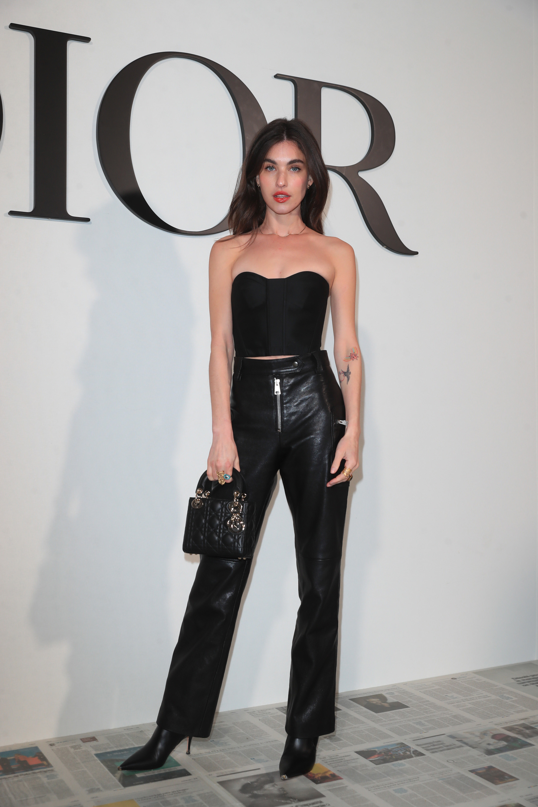 Rainey Qualley attends Dior show