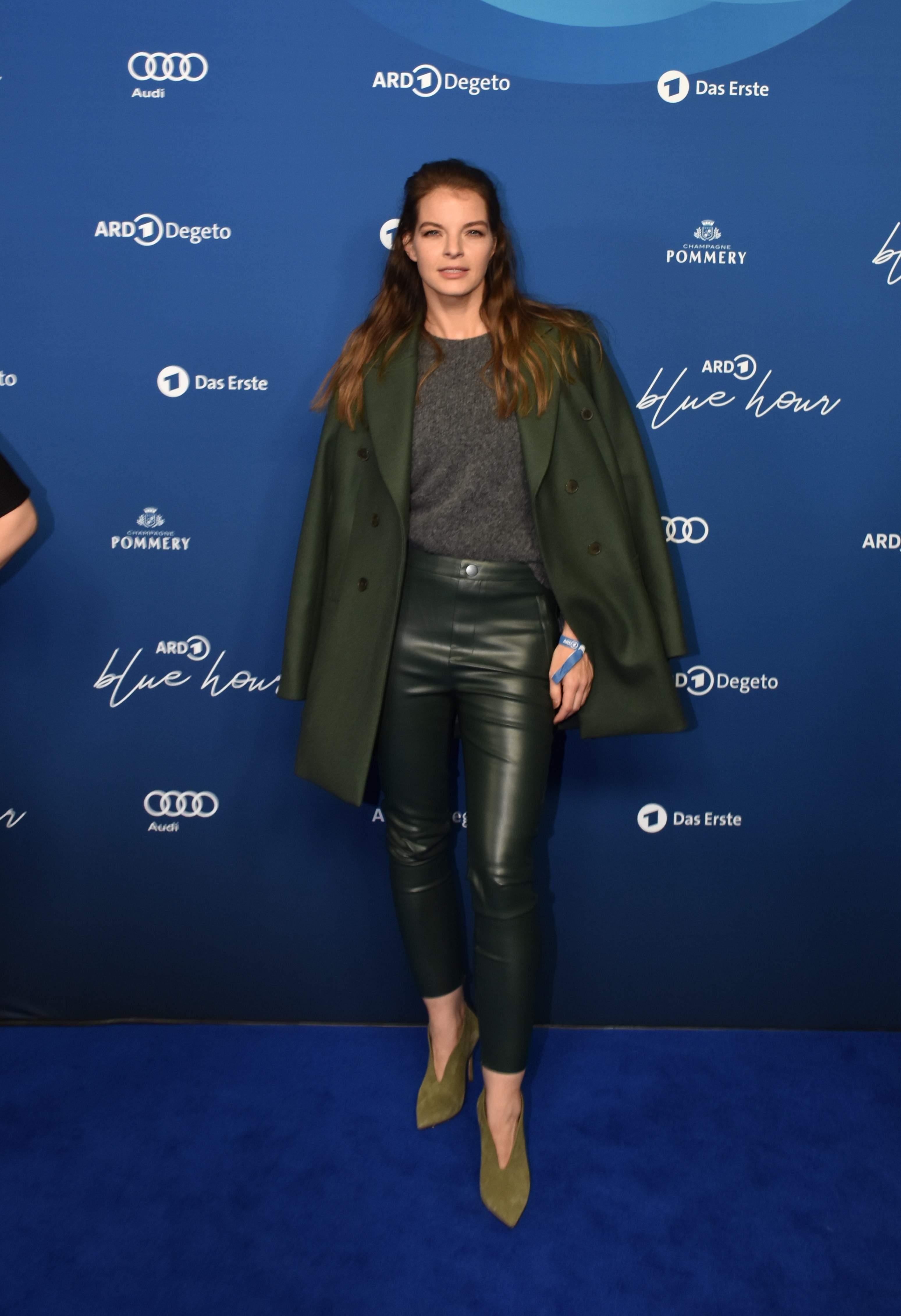 Yvonne Catterfeld attends ARD Blue Hour Party