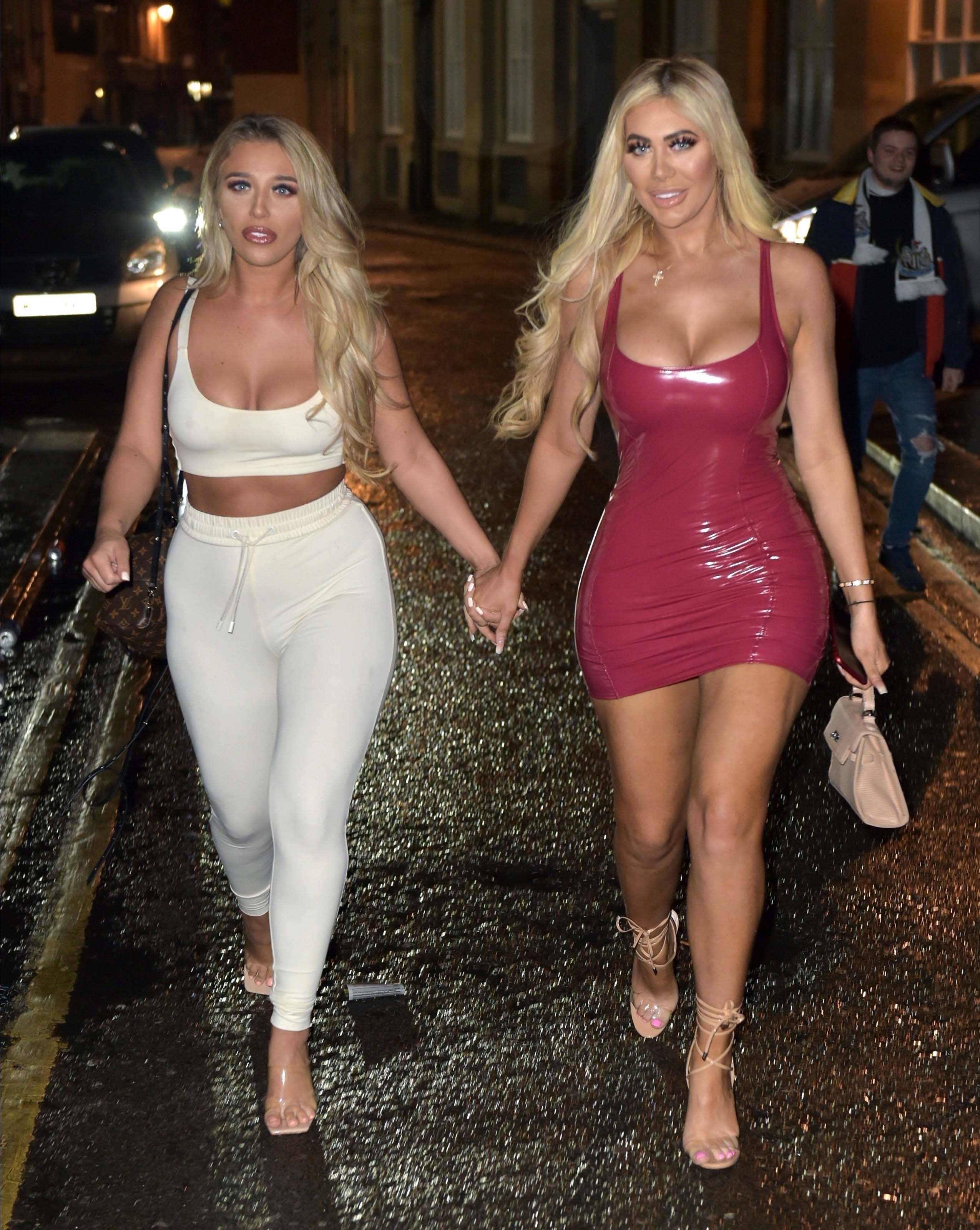 Bethan Kershaw, Chloe Ferry and Sophie Kasaei hit the Toon