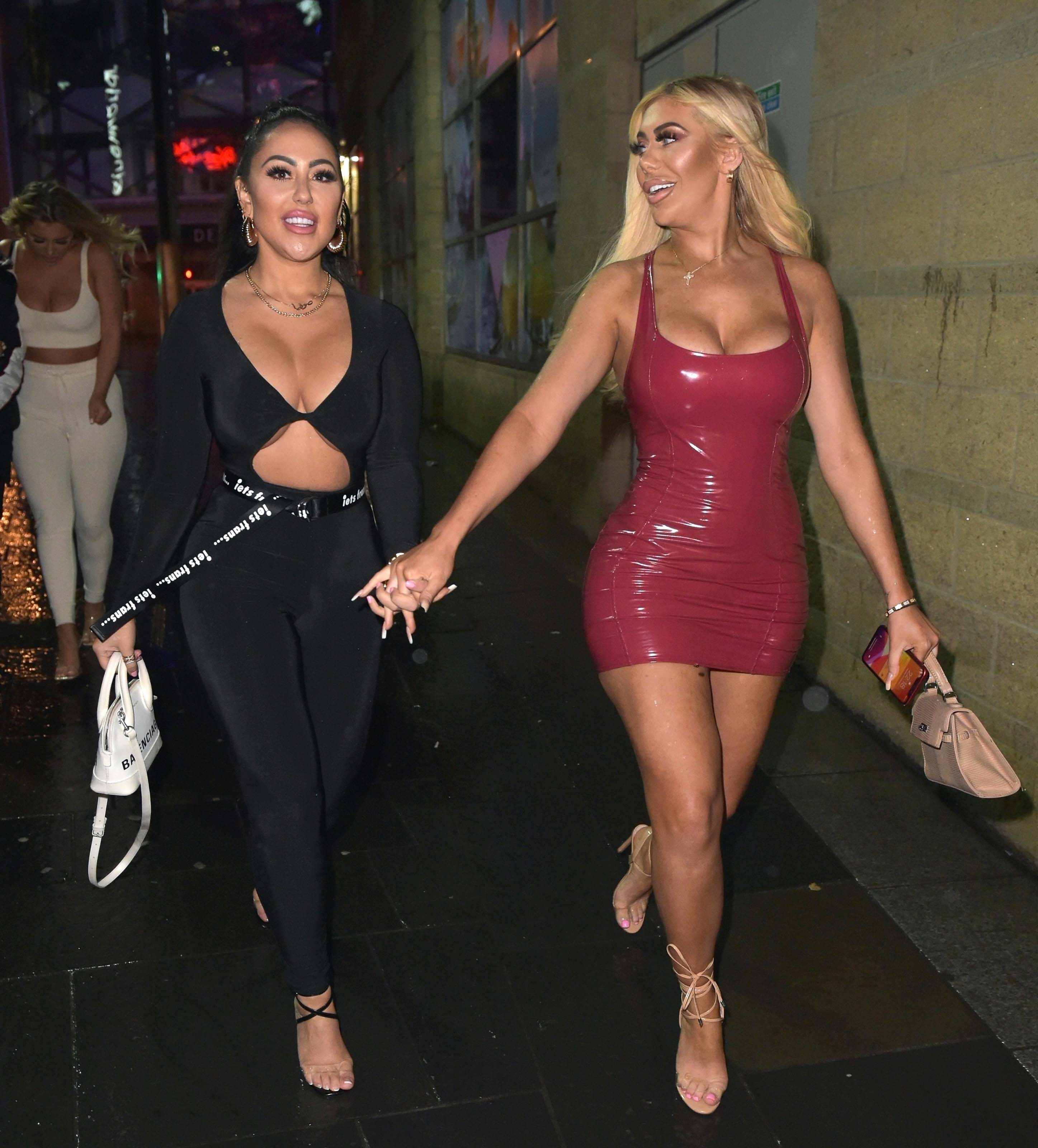 Bethan Kershaw, Chloe Ferry and Sophie Kasaei hit the Toon