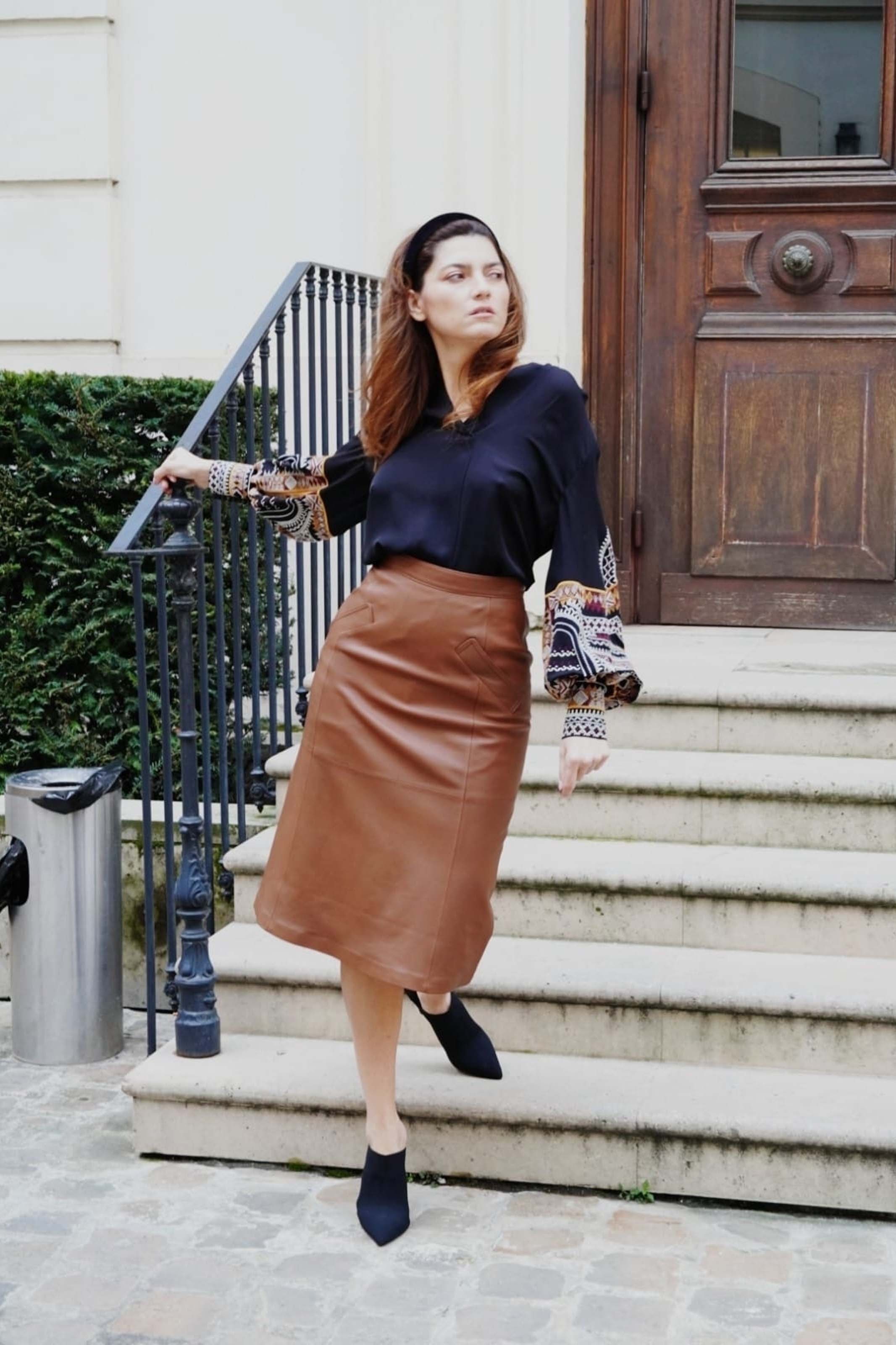 Blanca Blanco poses for a photoshoot in Paris