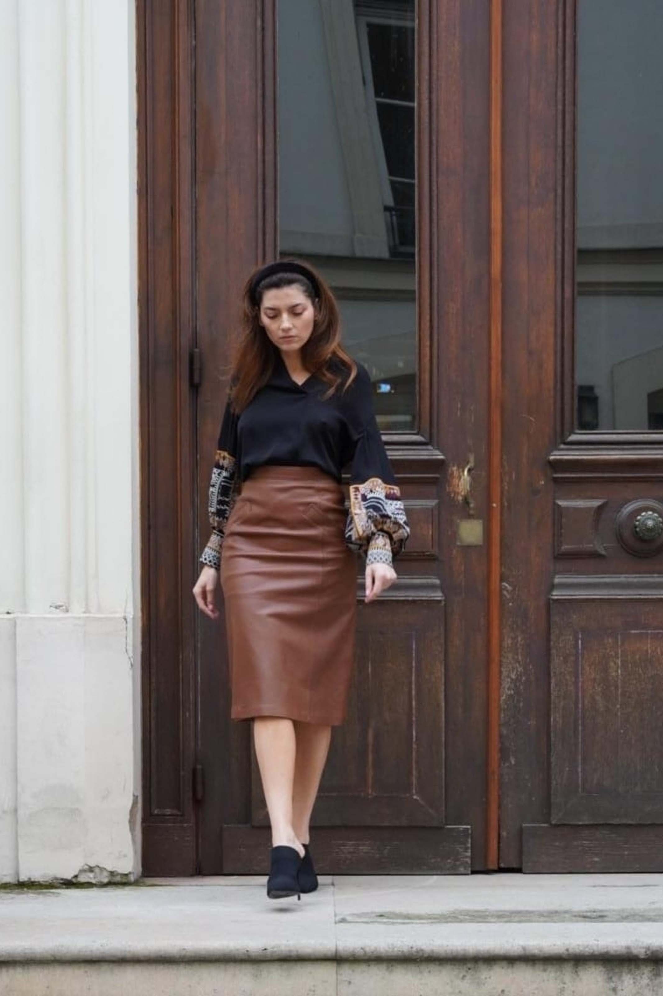 Blanca Blanco poses for a photoshoot in Paris