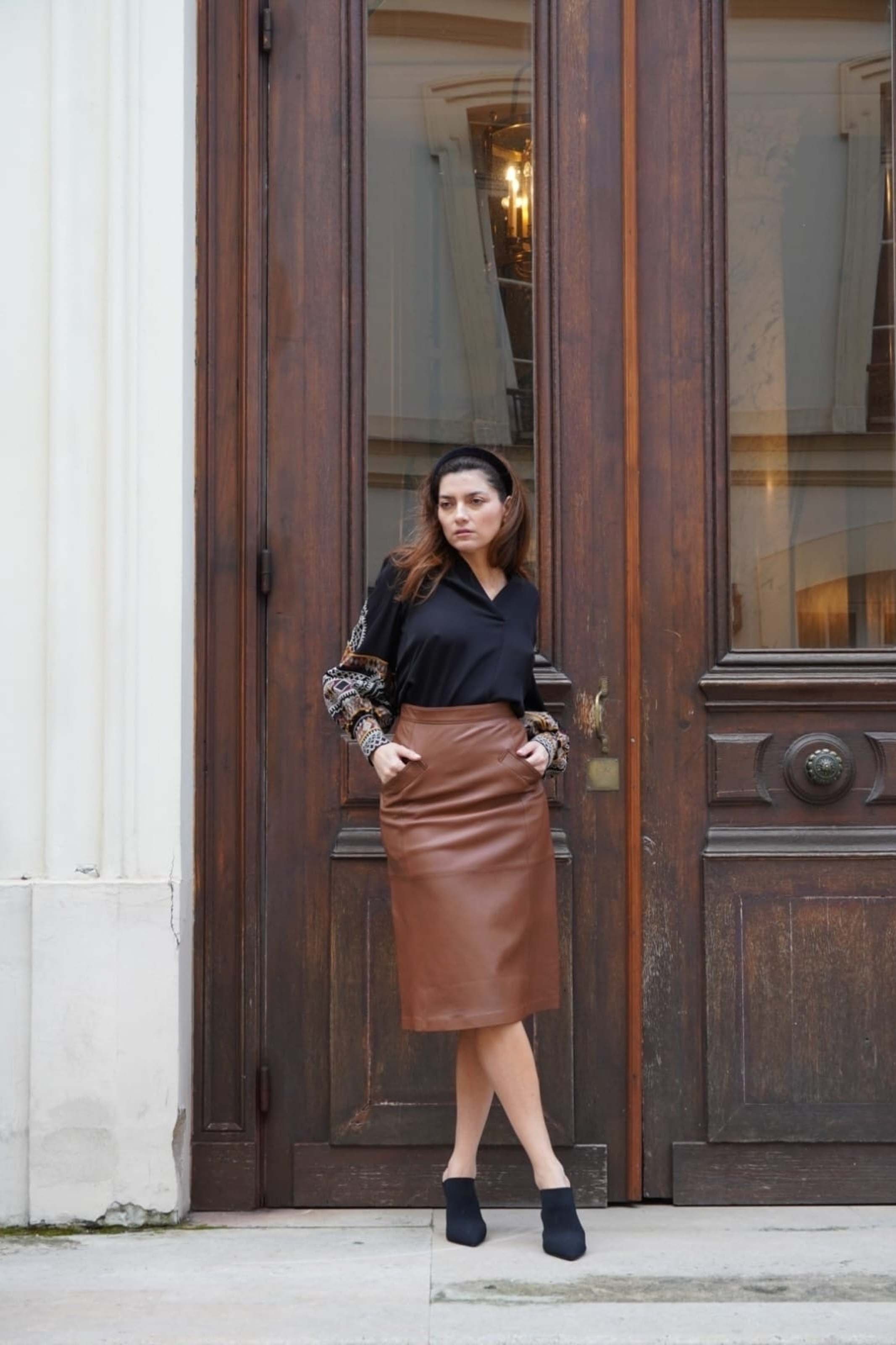 Blanca Blanco poses for a photoshoot in Paris