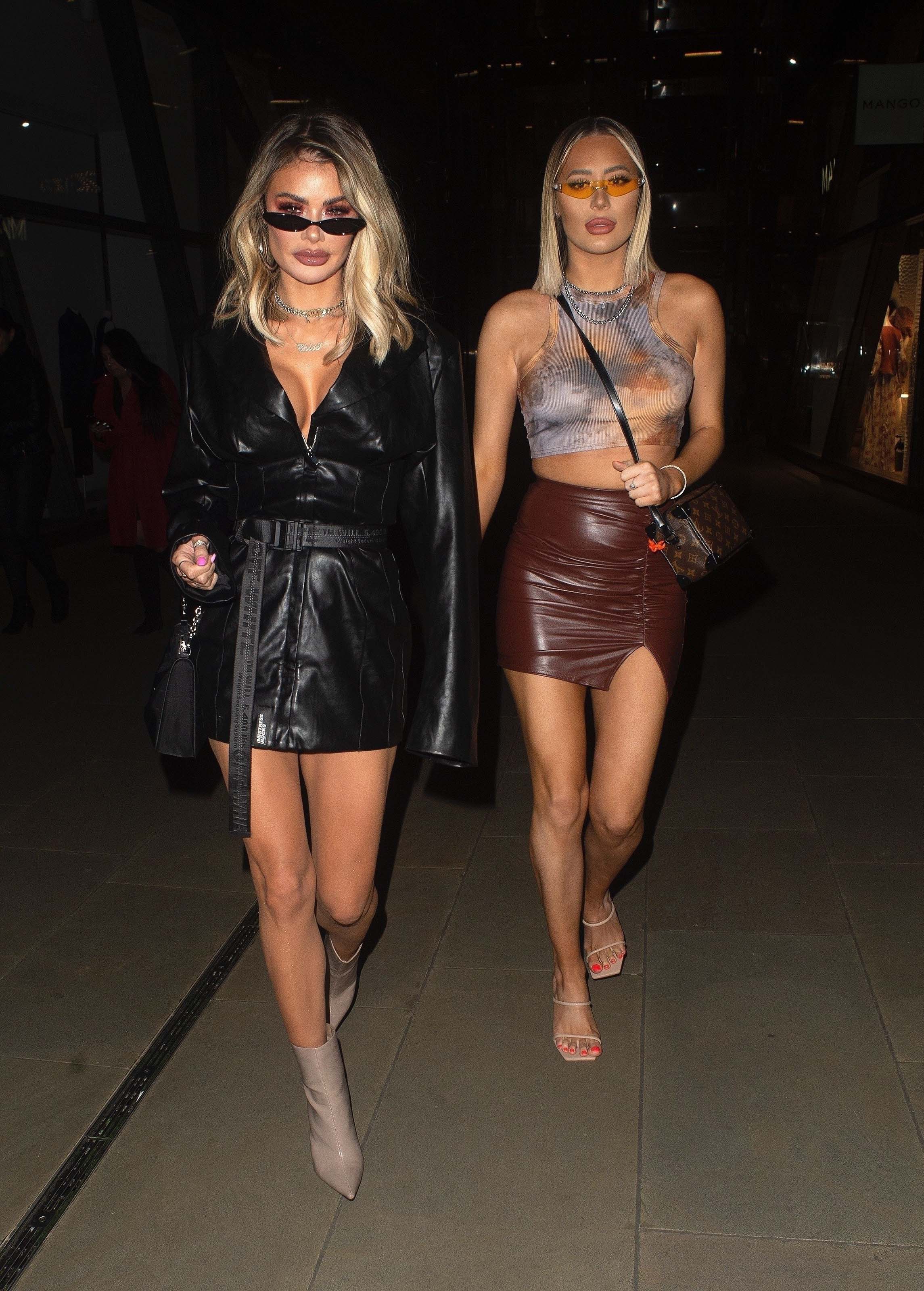 Demi and Chloe Sims at The Ivy Asia St Paul’s