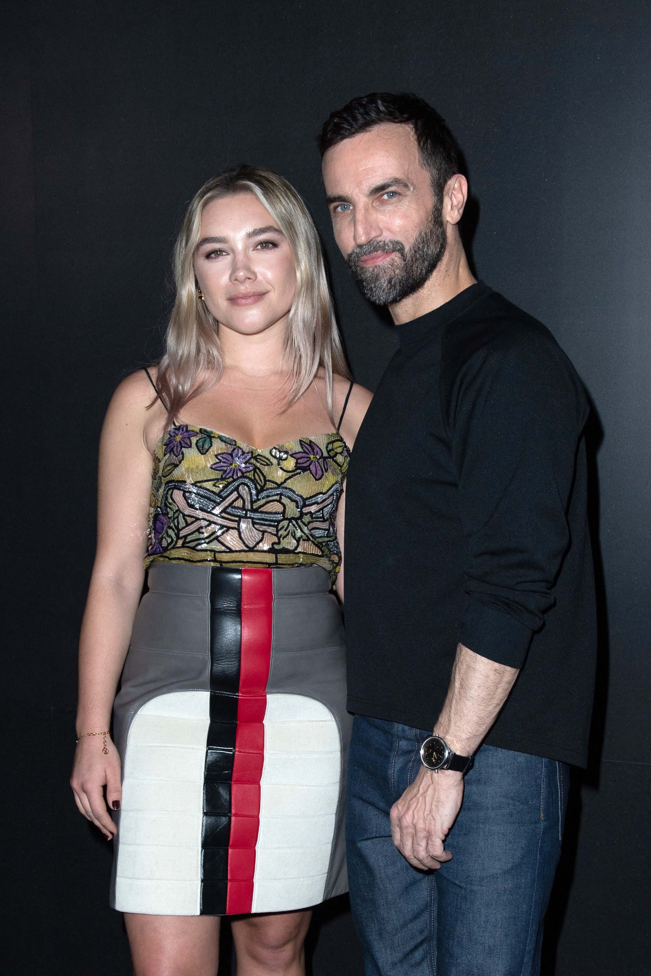 Florence Pugh attends Louis Vuitton show