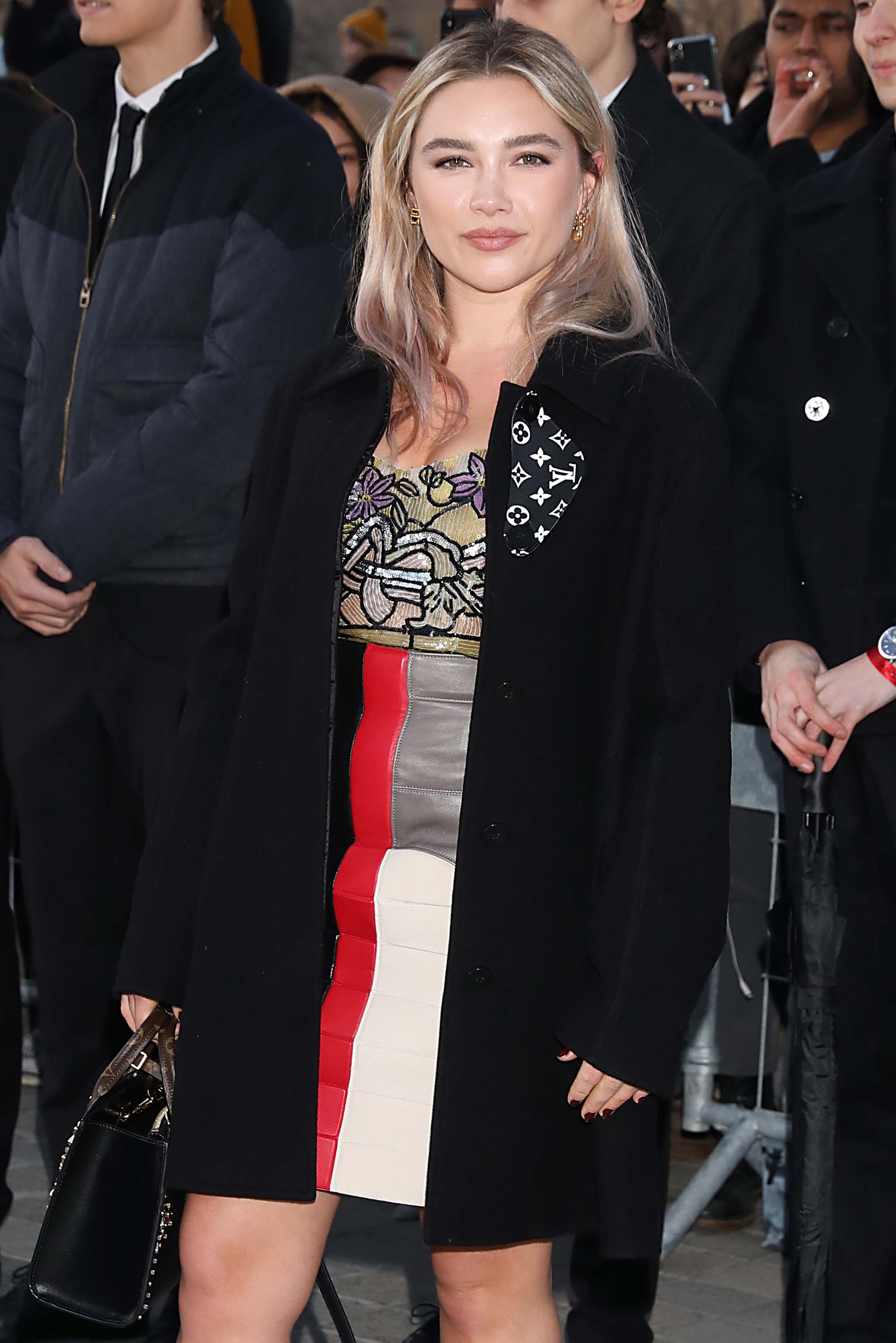 Florence Pugh attends Louis Vuitton show