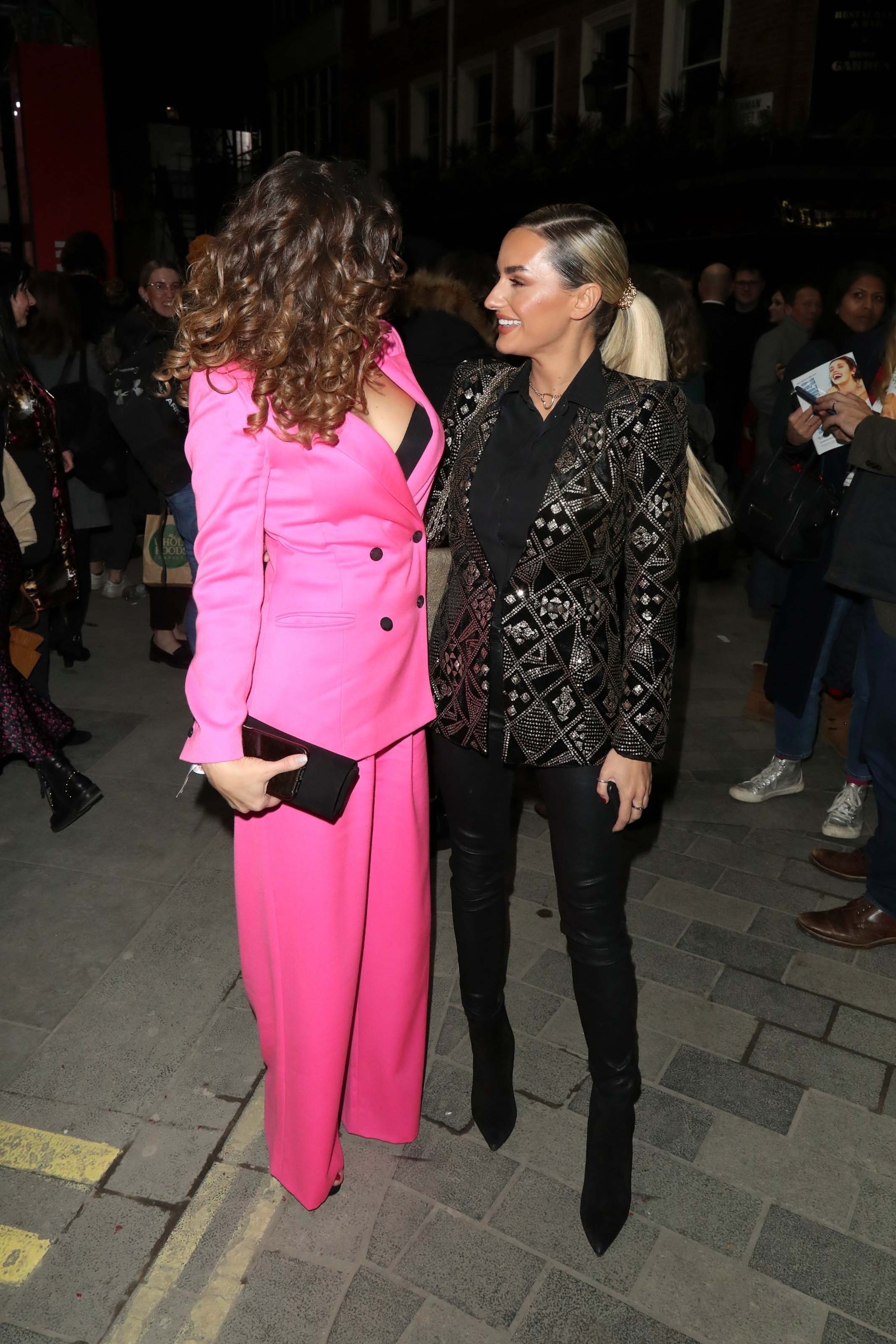 Amber Davies at Press Night for Pretty Woman