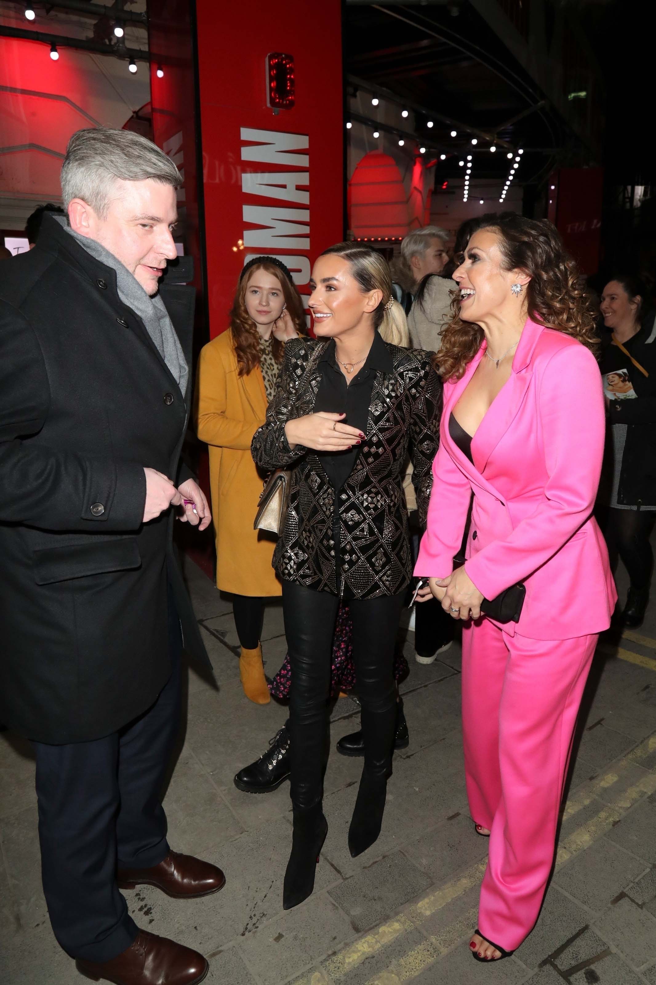 Amber Davies at Press Night for Pretty Woman