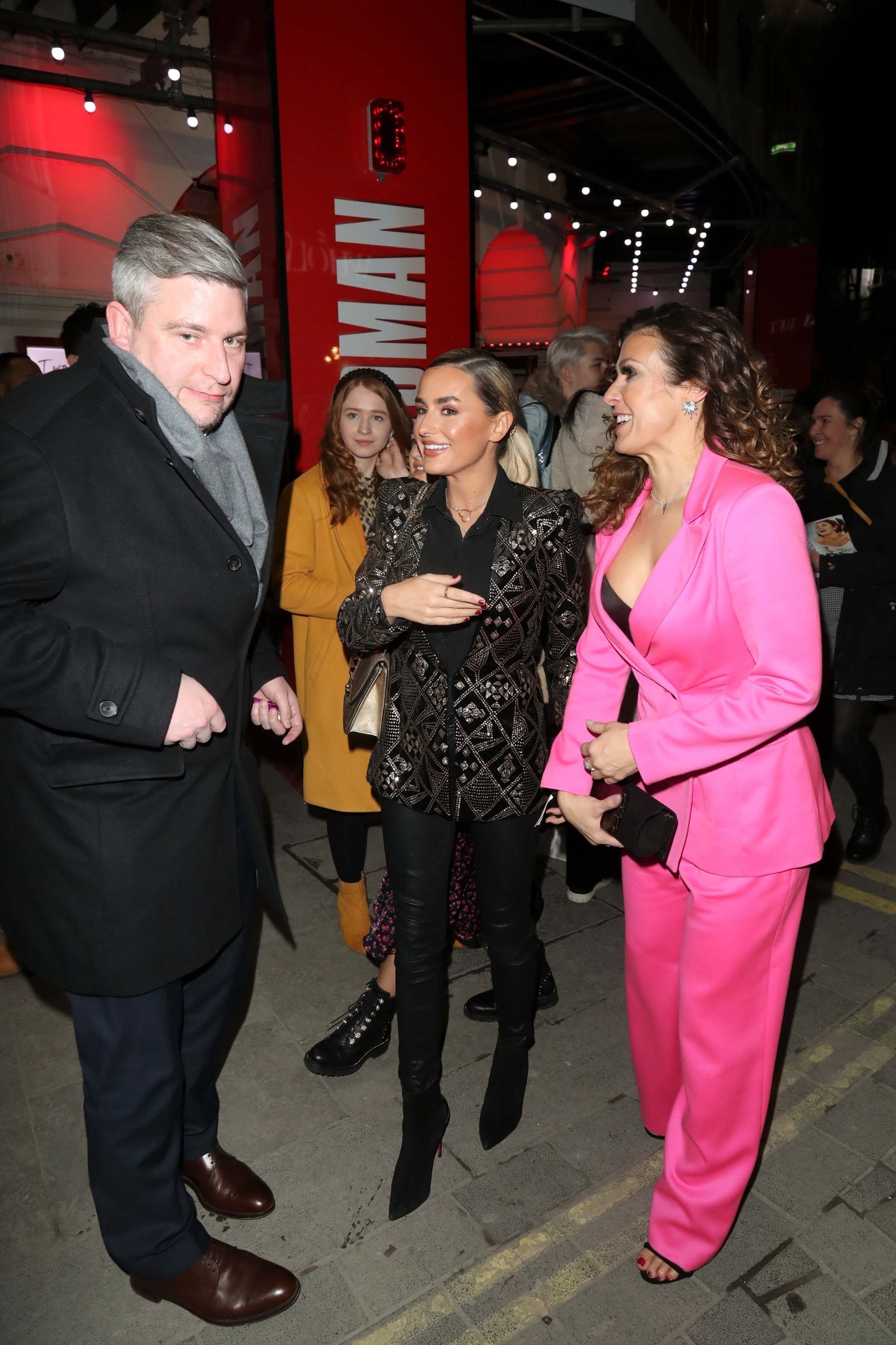 Amber Davies at Press Night for Pretty Woman