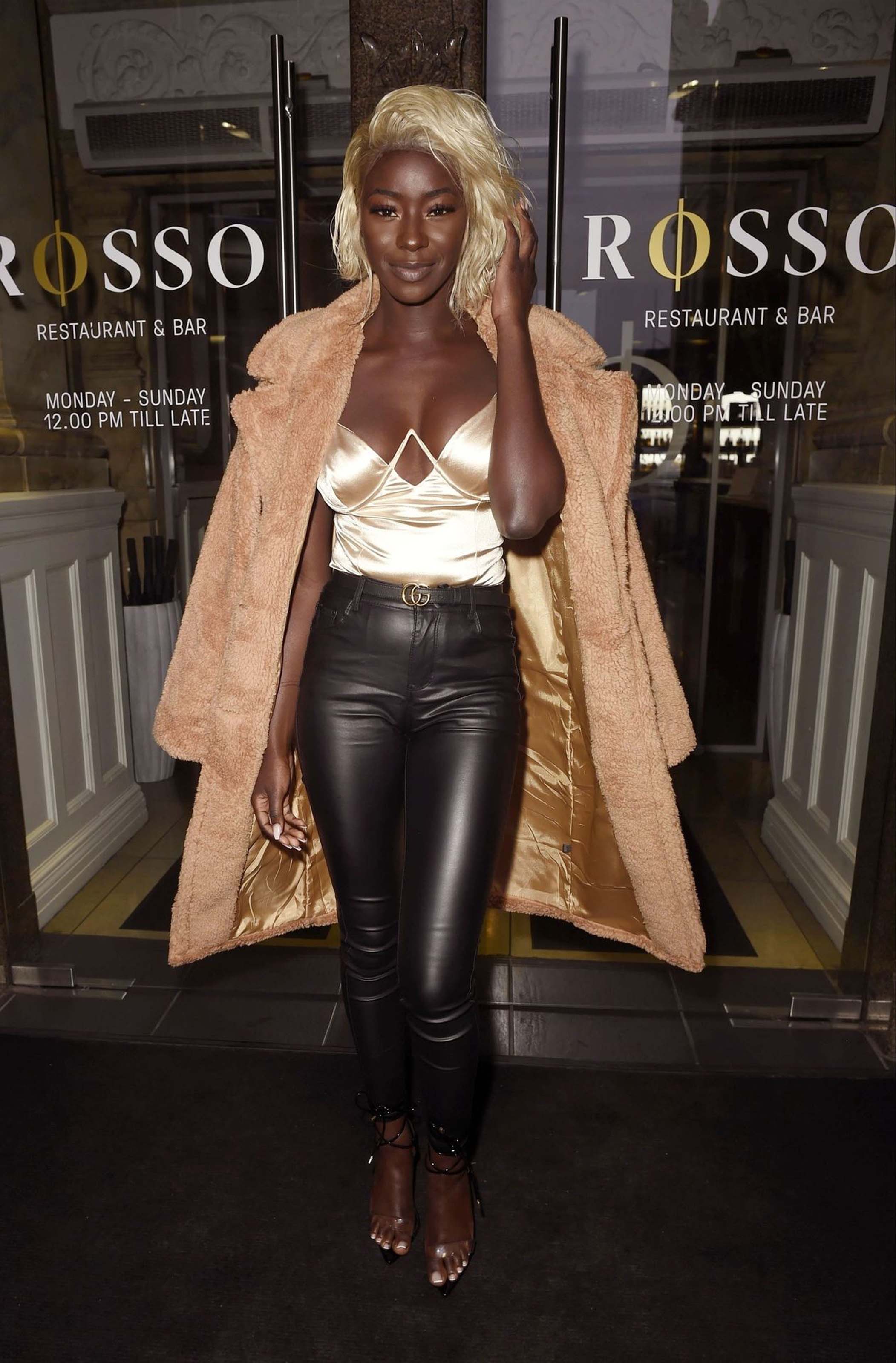 Priscilla Anyabu was seen heading to Rosso Restaurant