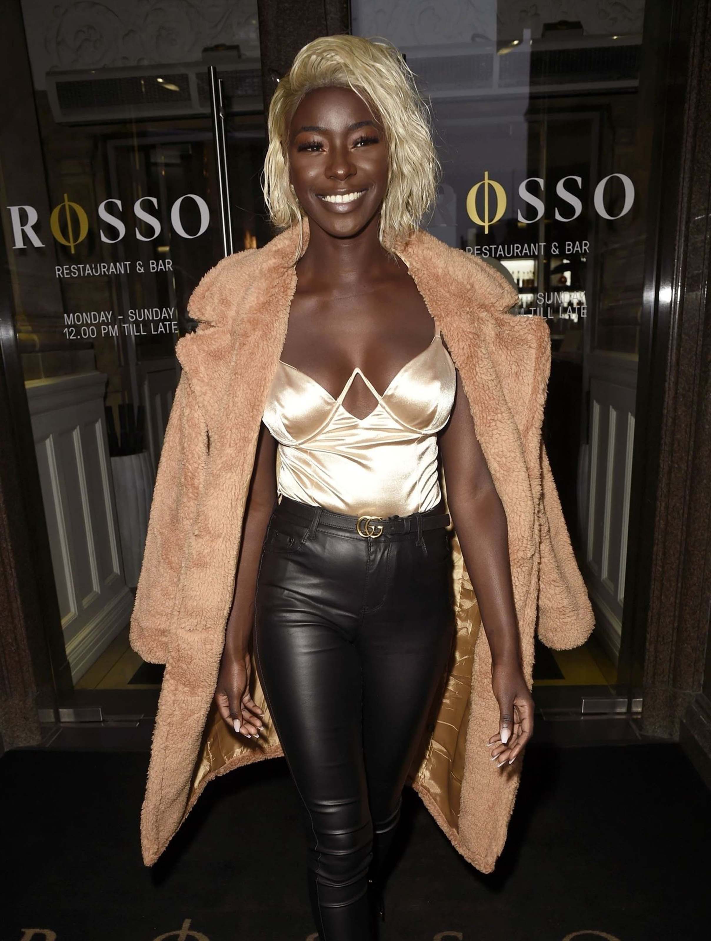 Priscilla Anyabu was seen heading to Rosso Restaurant