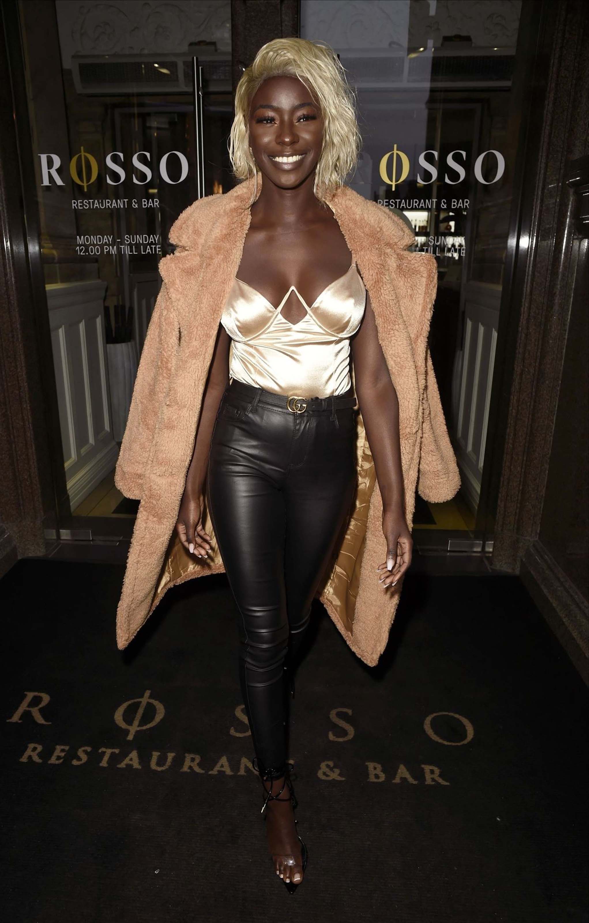 Priscilla Anyabu was seen heading to Rosso Restaurant