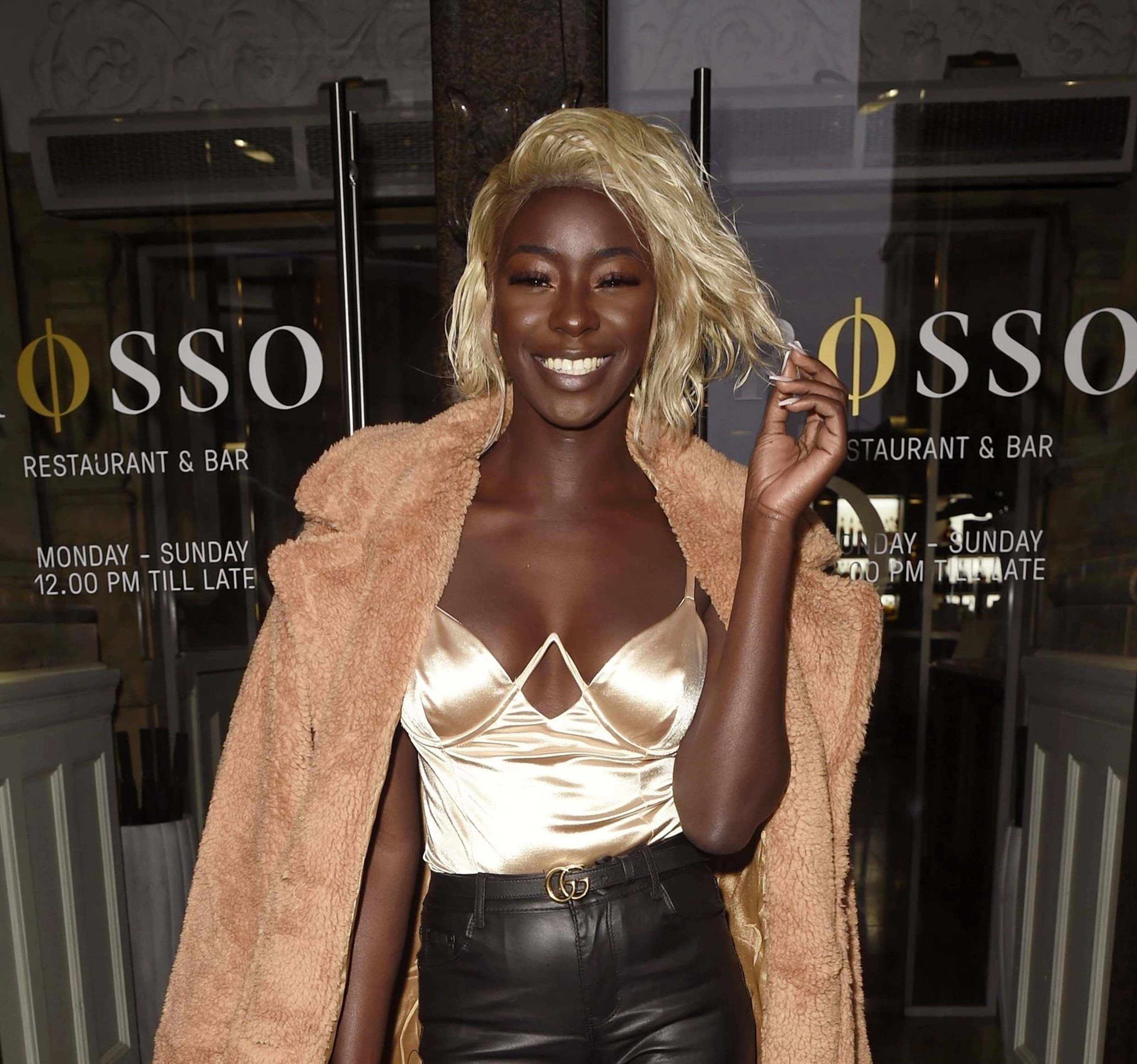 Priscilla Anyabu was seen heading to Rosso Restaurant