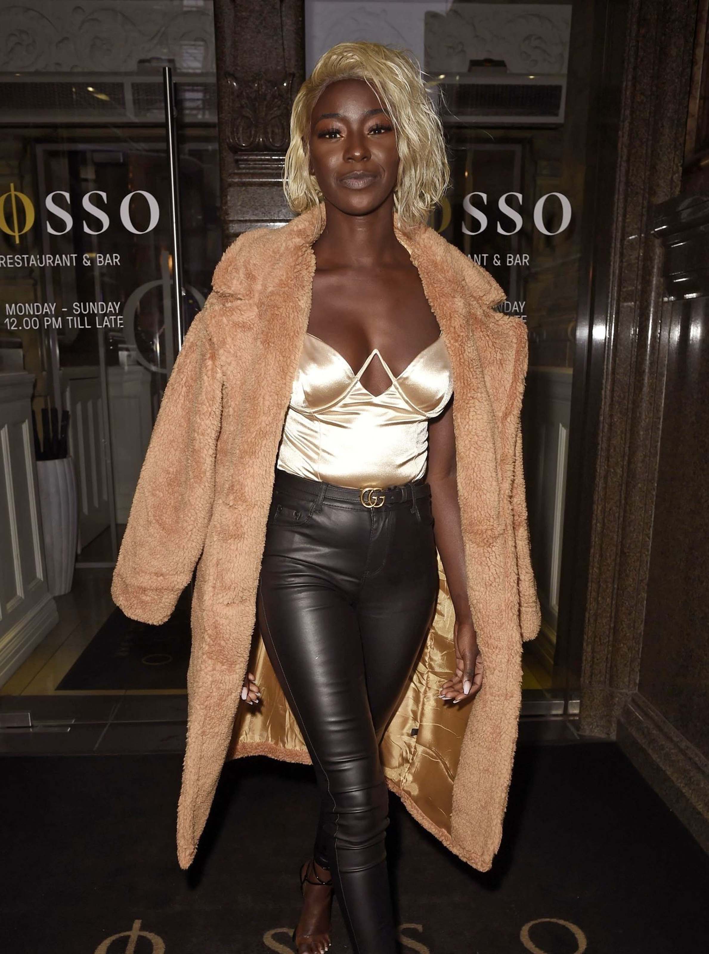 Priscilla Anyabu was seen heading to Rosso Restaurant