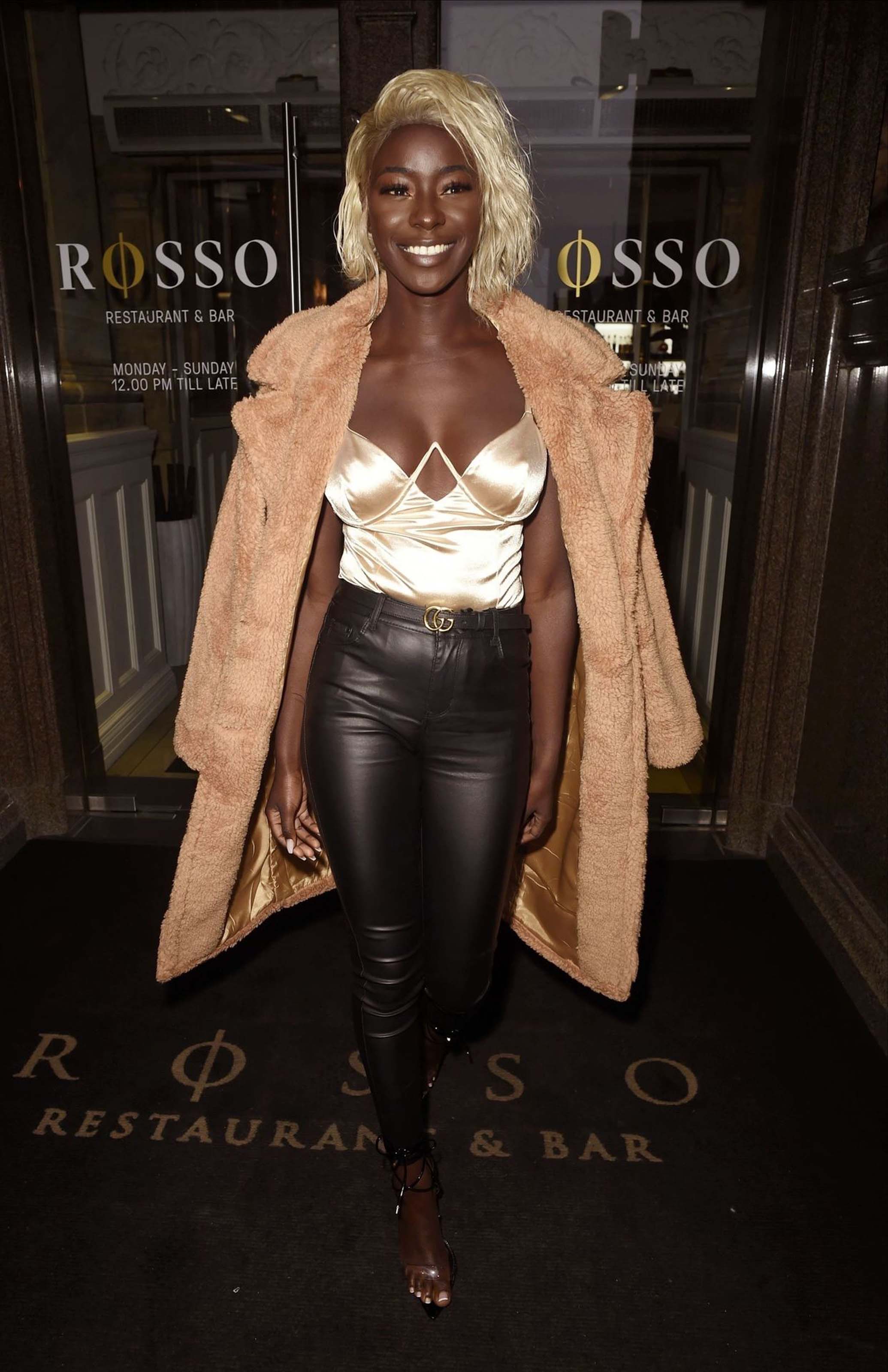 Priscilla Anyabu was seen heading to Rosso Restaurant