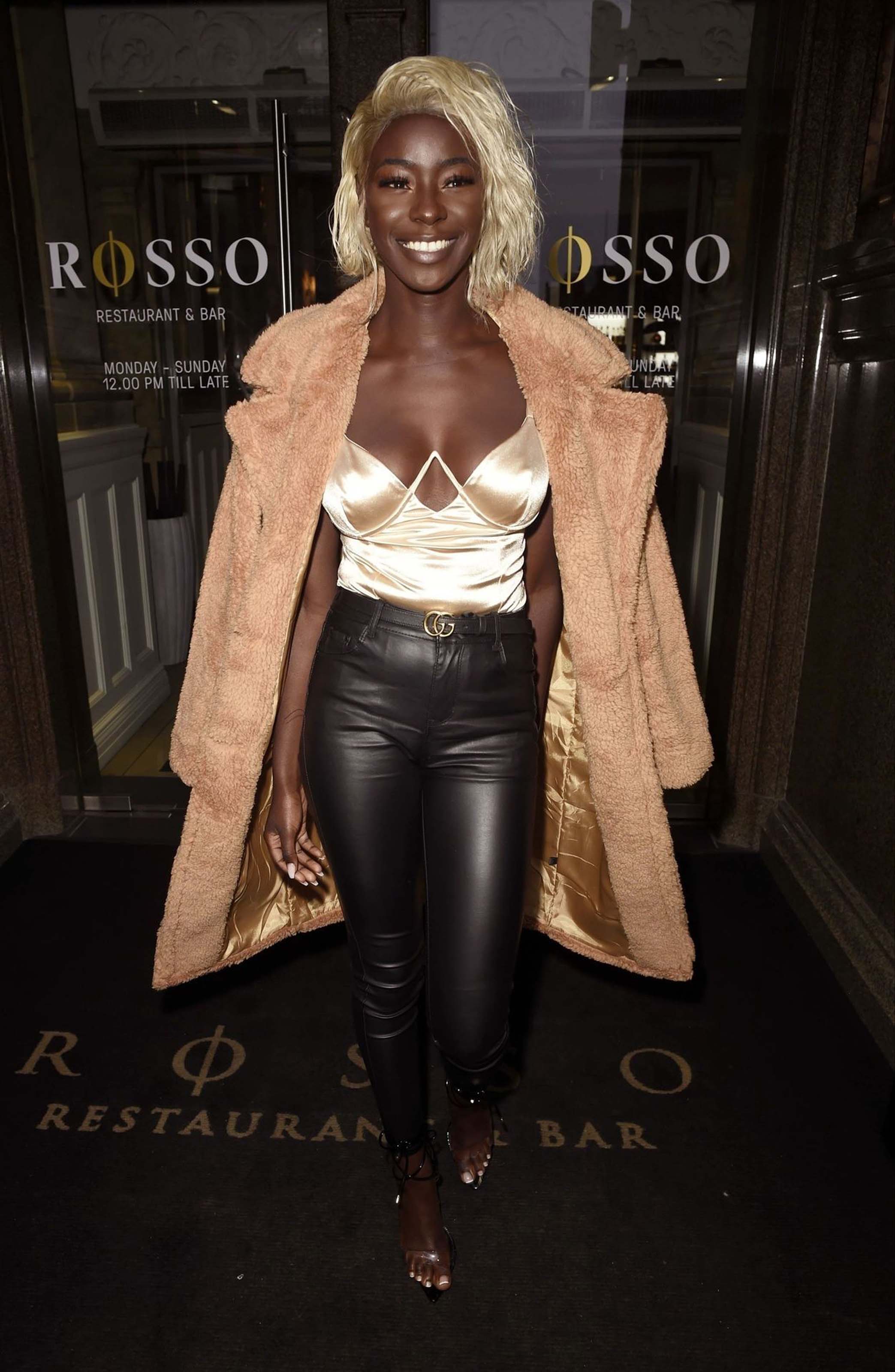 Priscilla Anyabu was seen heading to Rosso Restaurant