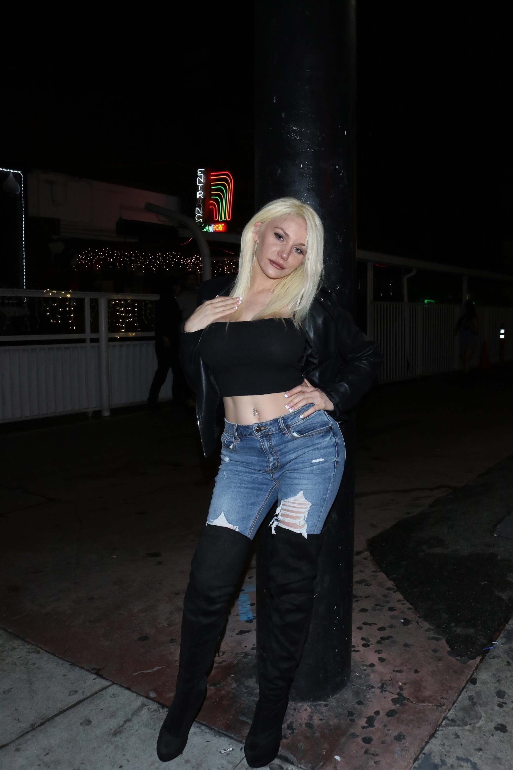 Courtney Stodden at The Rainbow Room