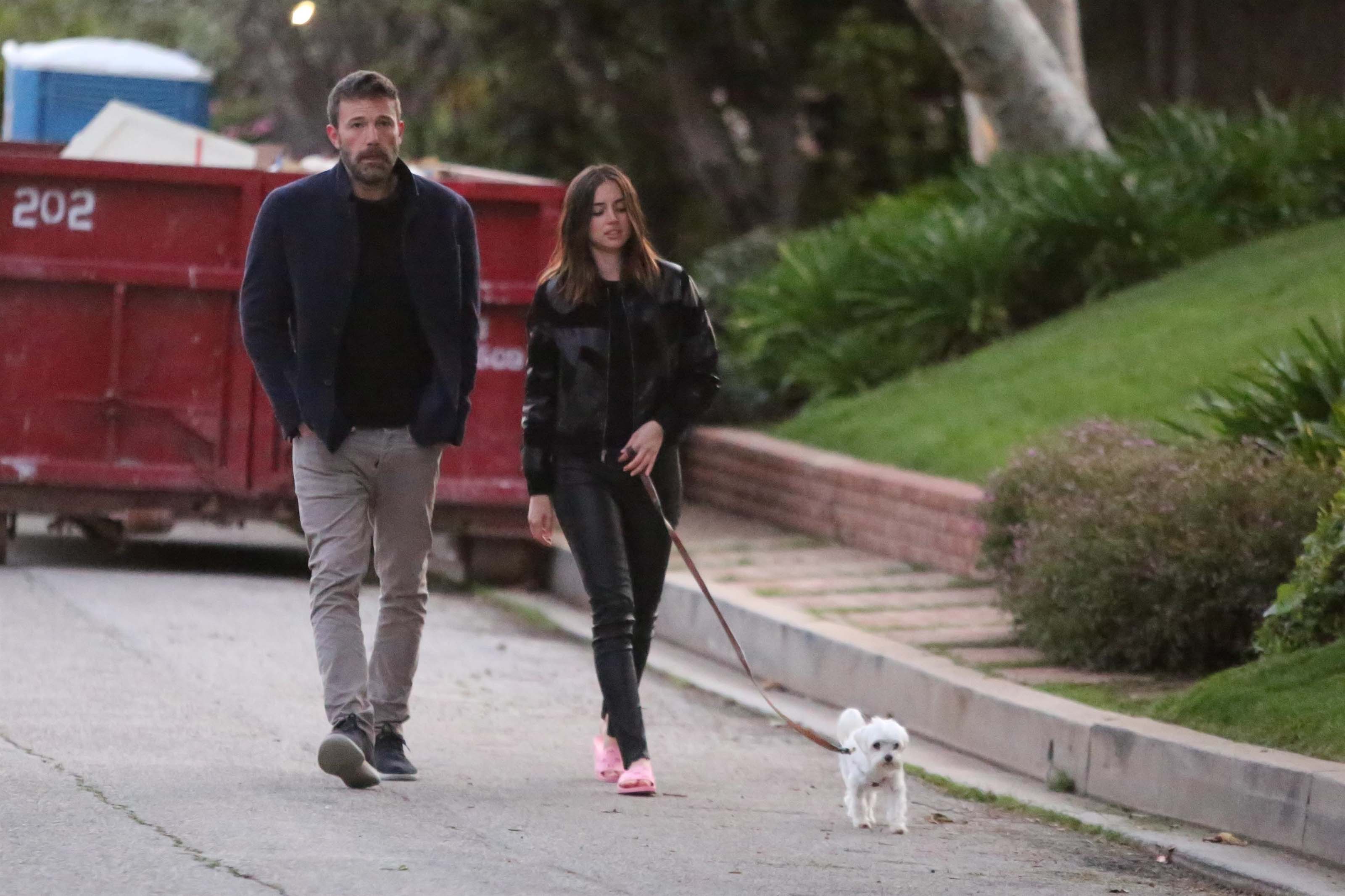 Ana de Armas out for a walk in Brentwood