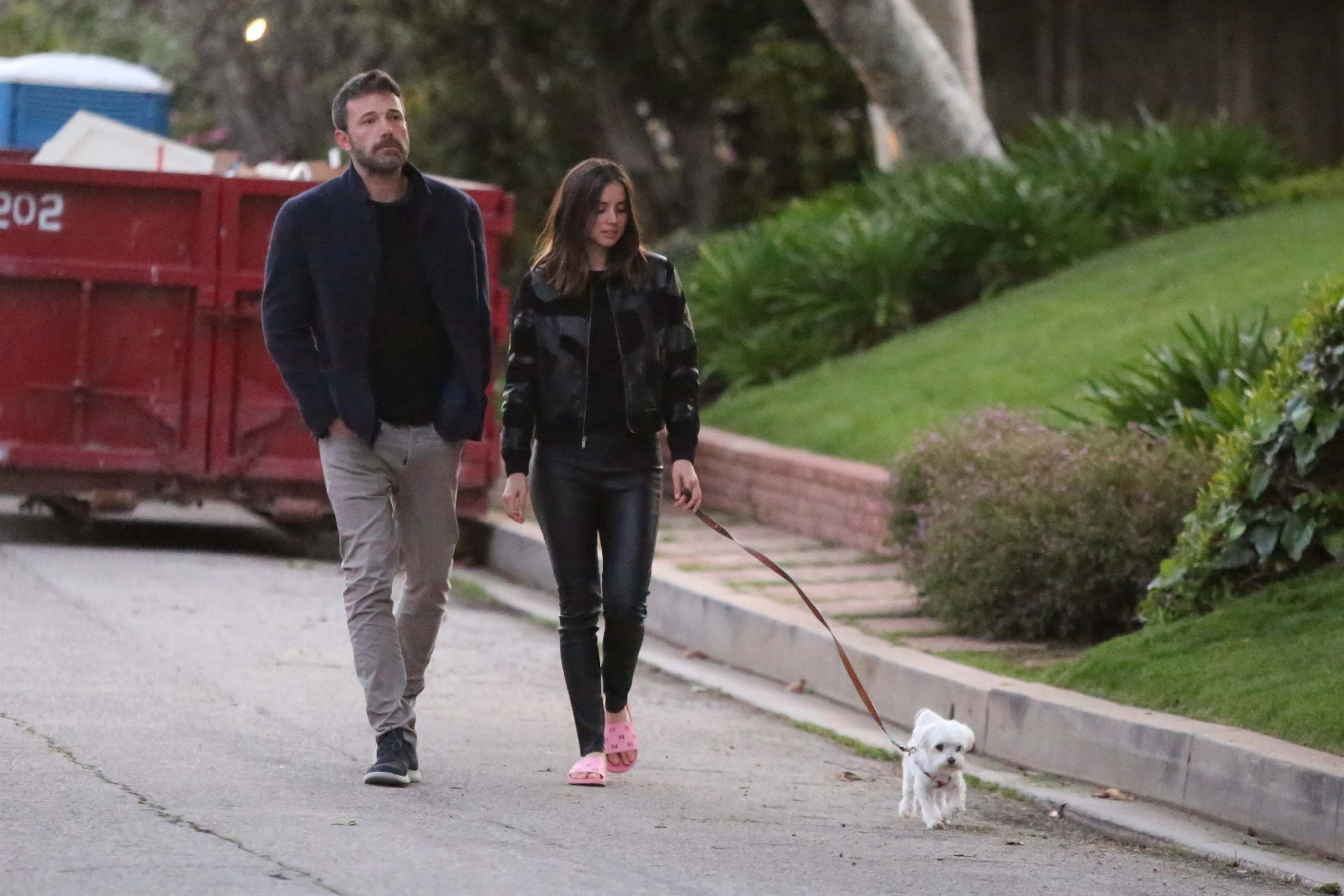 Ana de Armas out for a walk in Brentwood