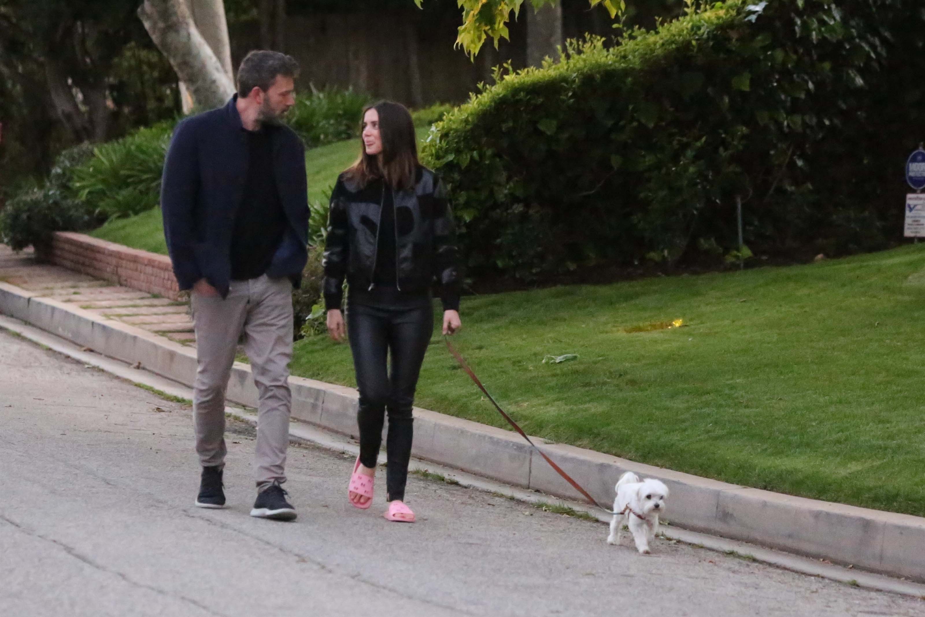 Ana de Armas out for a walk in Brentwood