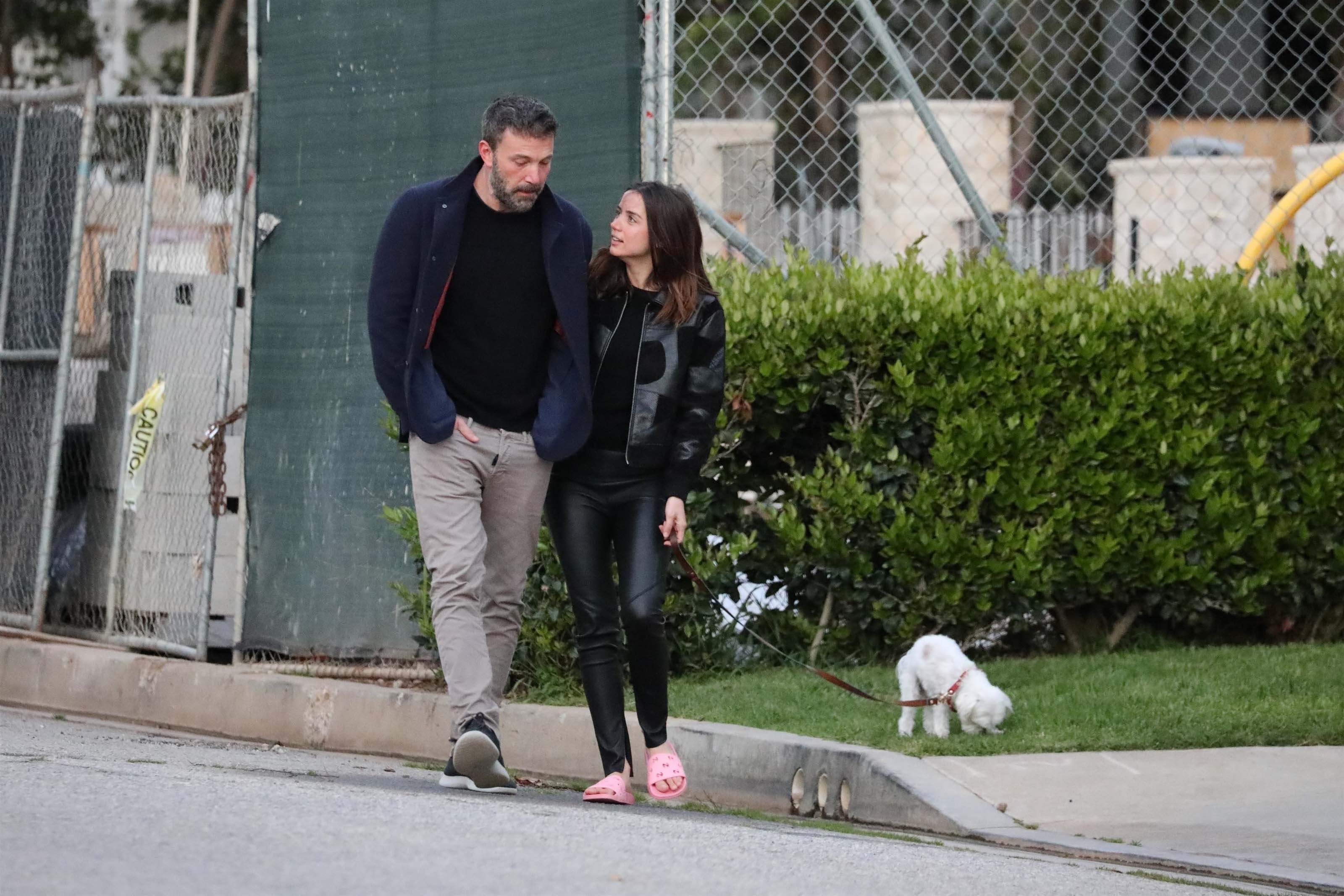 Ana de Armas out for a walk in Brentwood