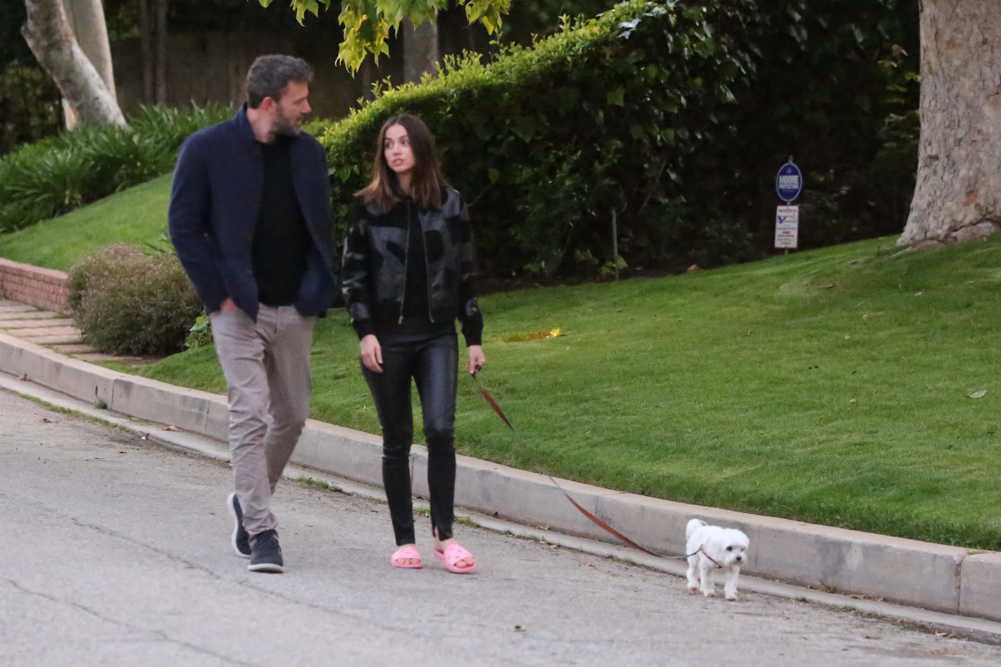 Ana de Armas out for a walk in Brentwood